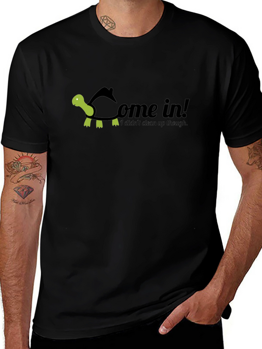 Come In Turtle T-Shirt - Funny Graphic Tee