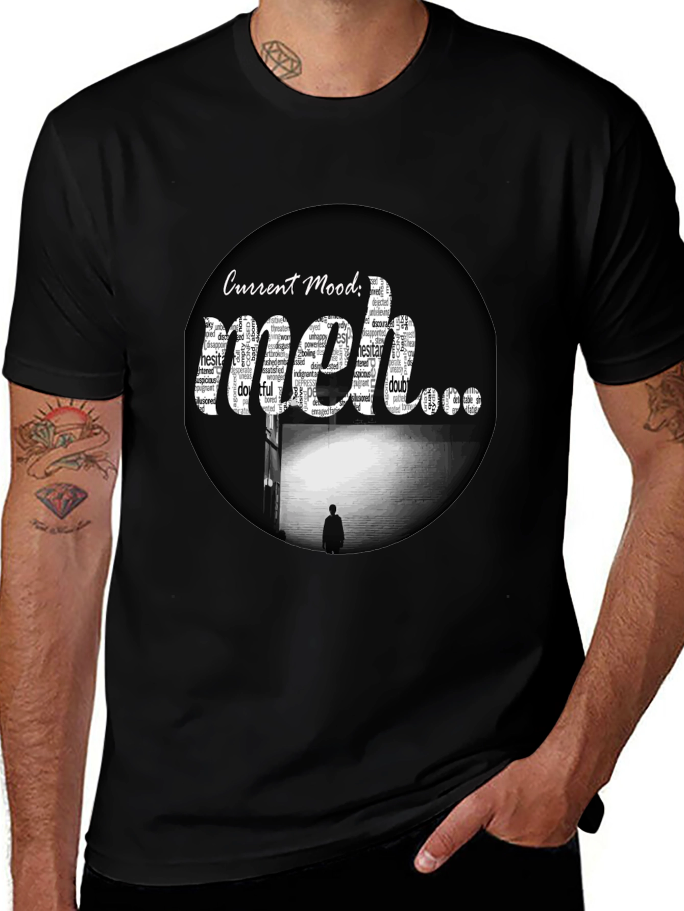 Current Mood: Meh T-Shirt - Express Your Feelings