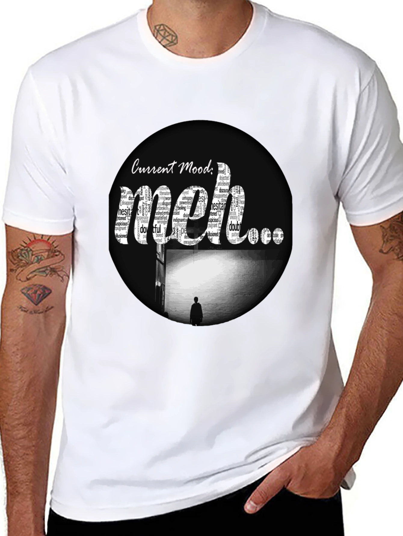 Current Mood: Meh T-Shirt - Express Your Feelings