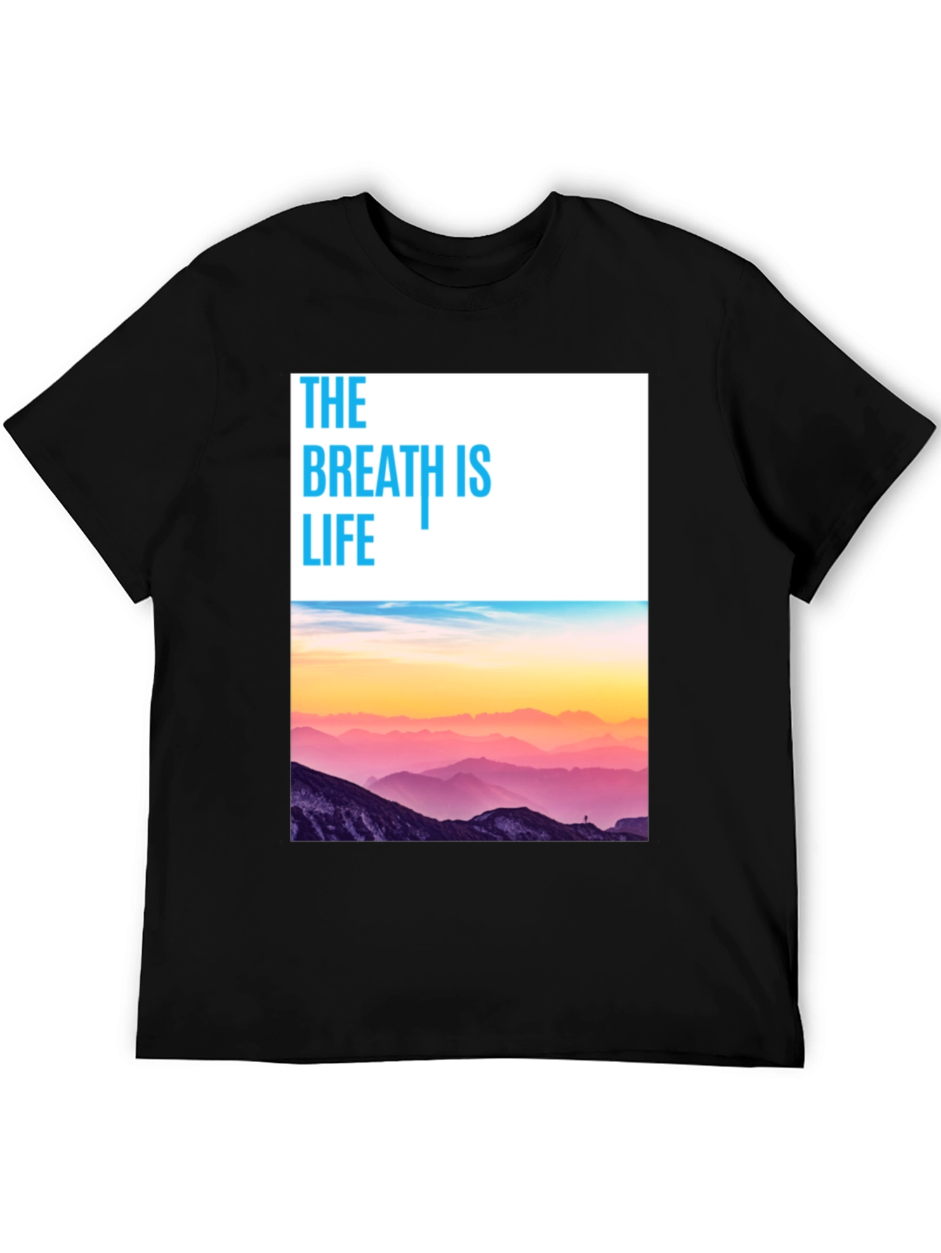 Breath is Life Graphic Tee - Nature Inspired T-Shirt