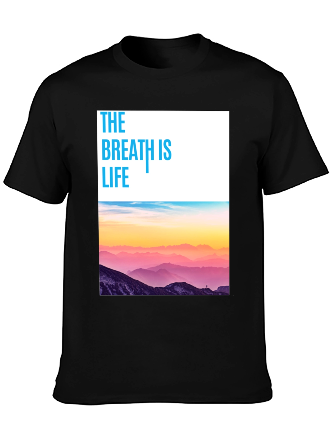Breath is Life Graphic Tee - Nature Inspired T-Shirt