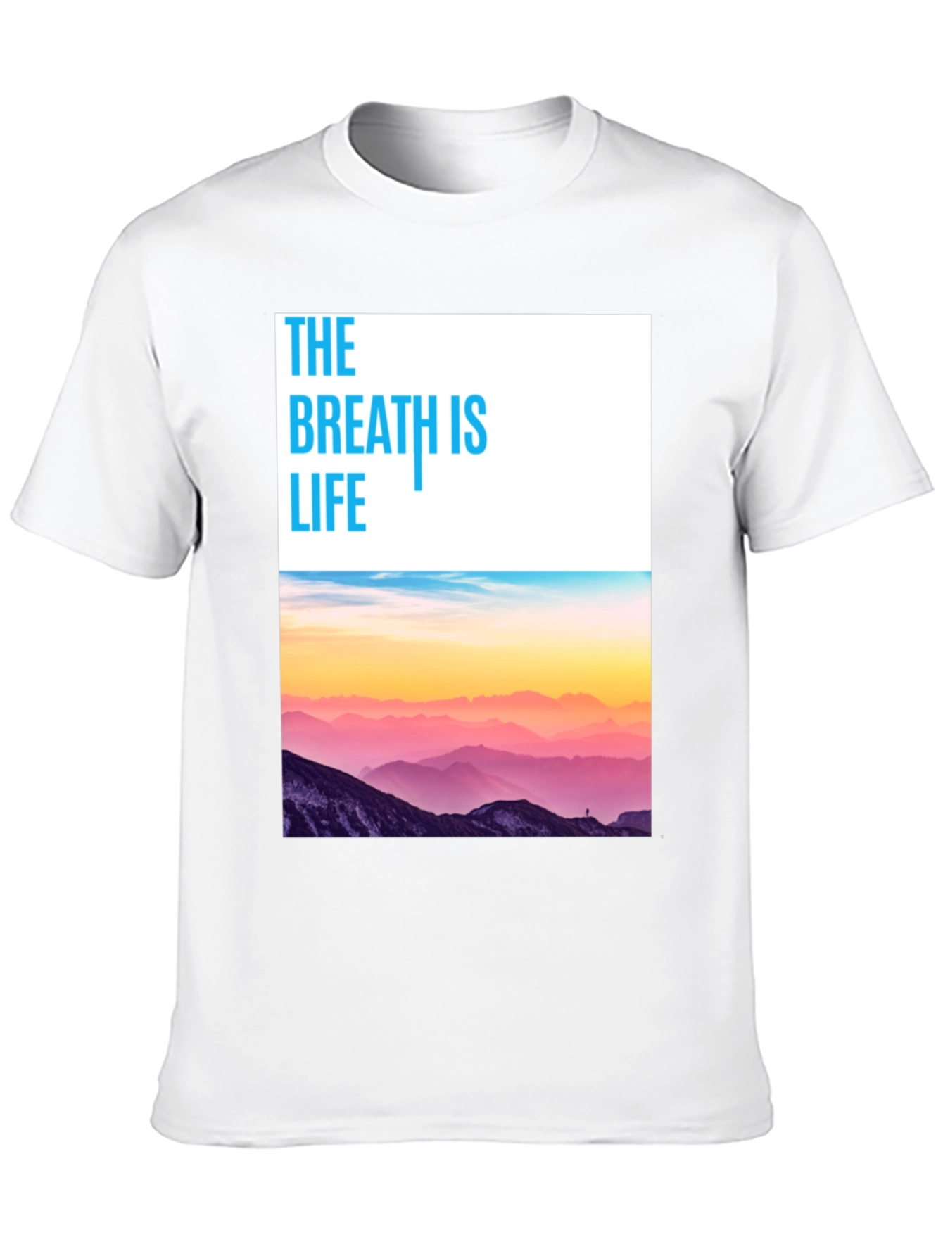Breath is Life Graphic Tee - Nature Inspired T-Shirt