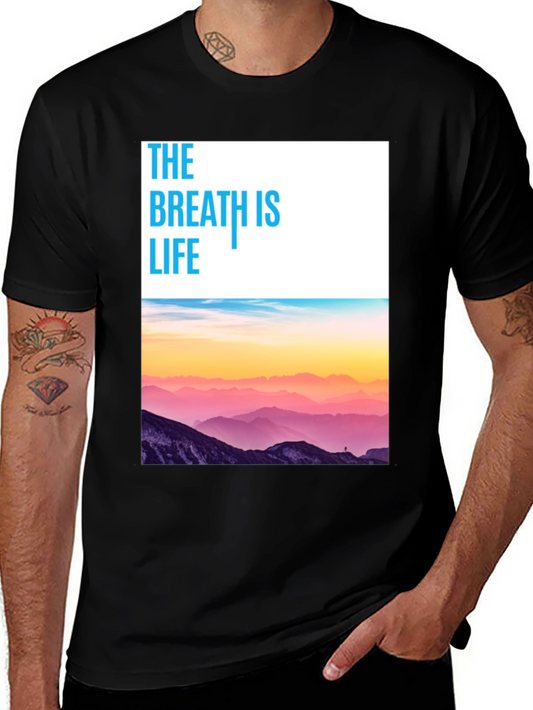 Breath is Life Graphic Tee - Nature Inspired T-Shirt