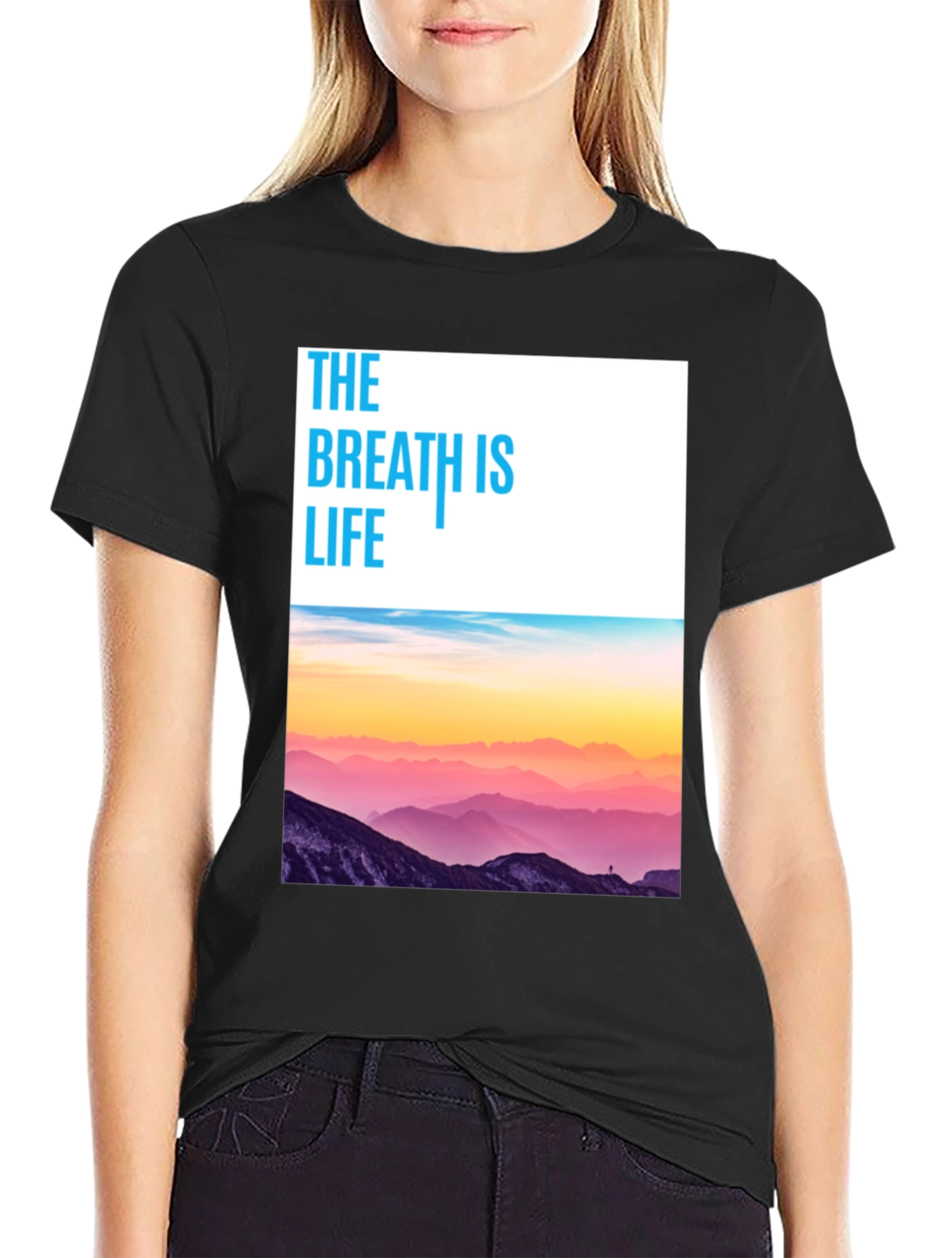 Breath is Life Graphic Tee - Nature Inspired T-Shirt