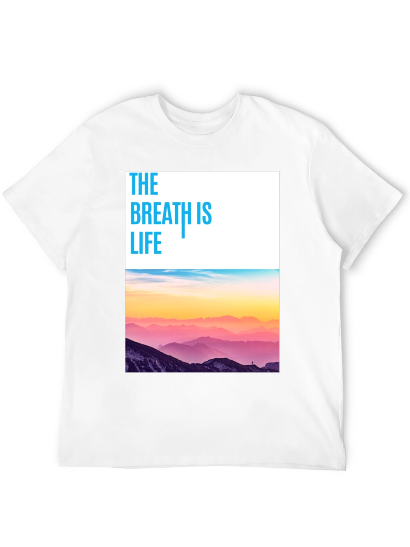 Breath is Life Graphic Tee - Nature Inspired T-Shirt
