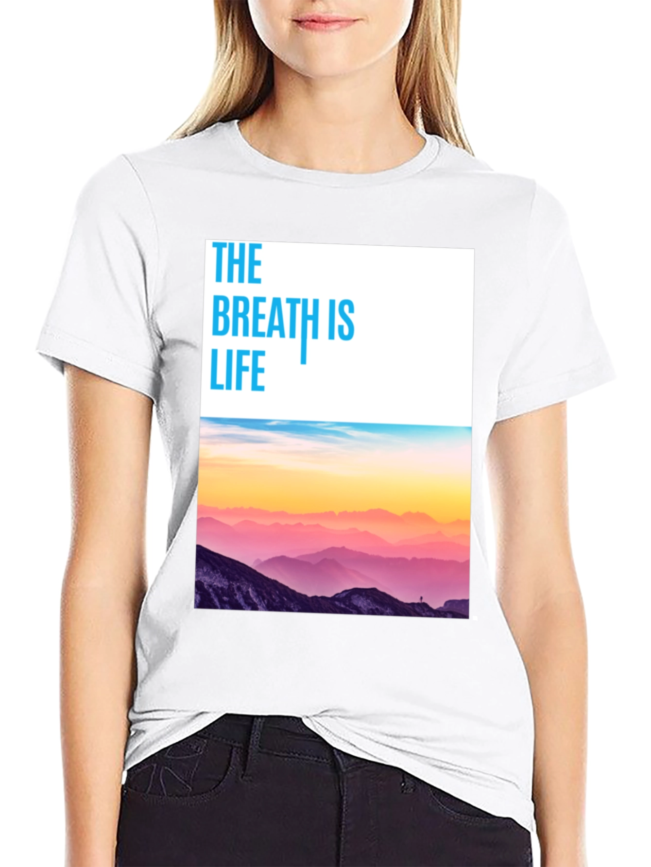 Breath is Life Graphic Tee - Nature Inspired T-Shirt