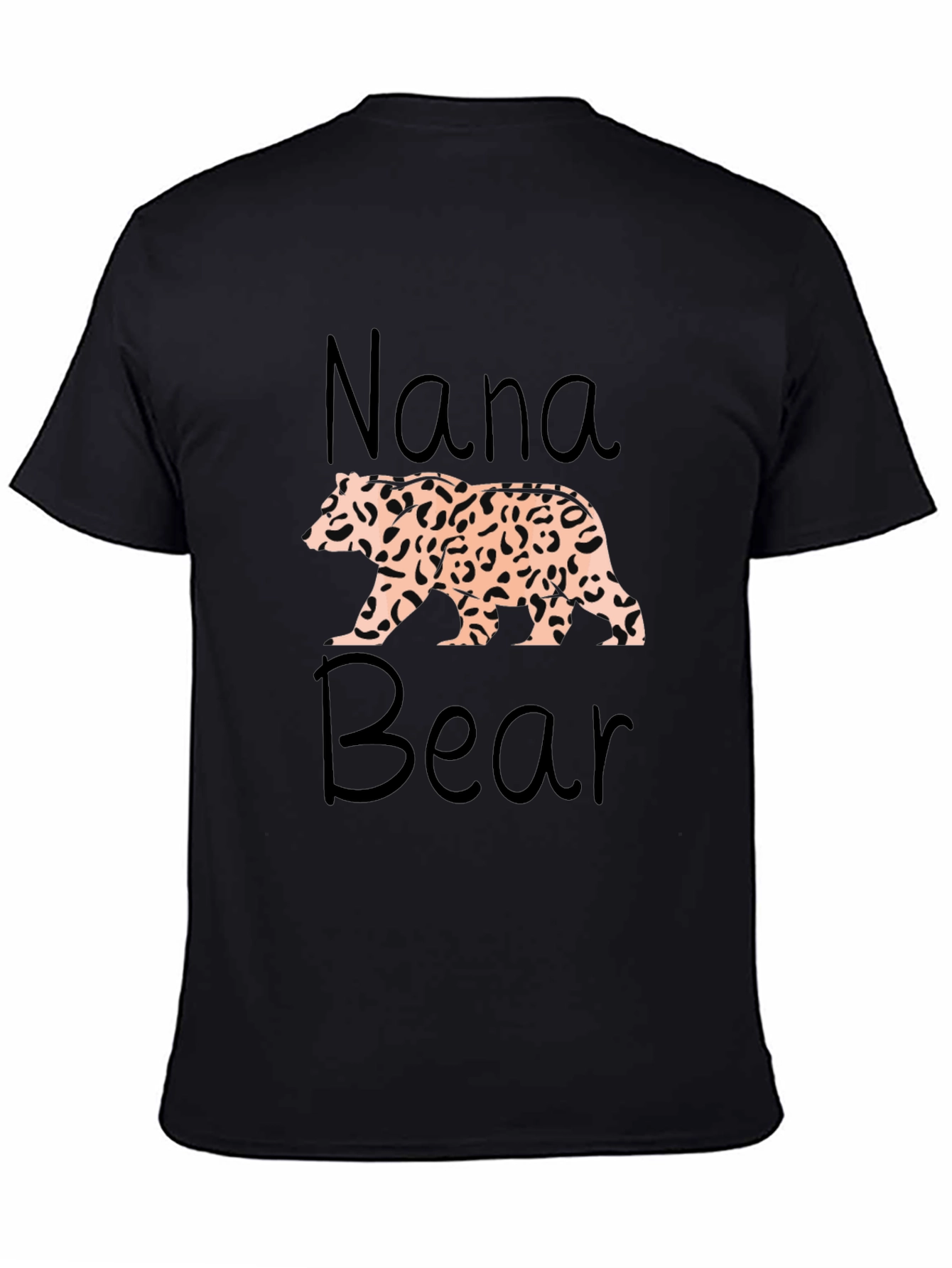 Nana Bear Leopard Print T-Shirt