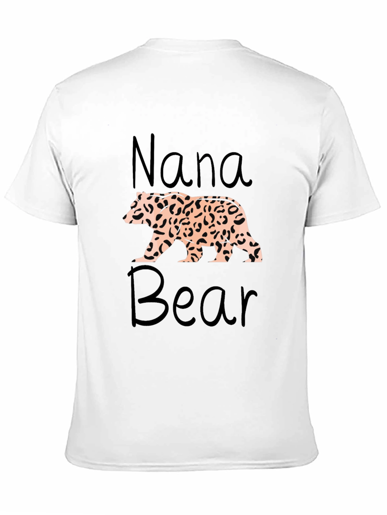 Nana Bear Leopard Print T-Shirt