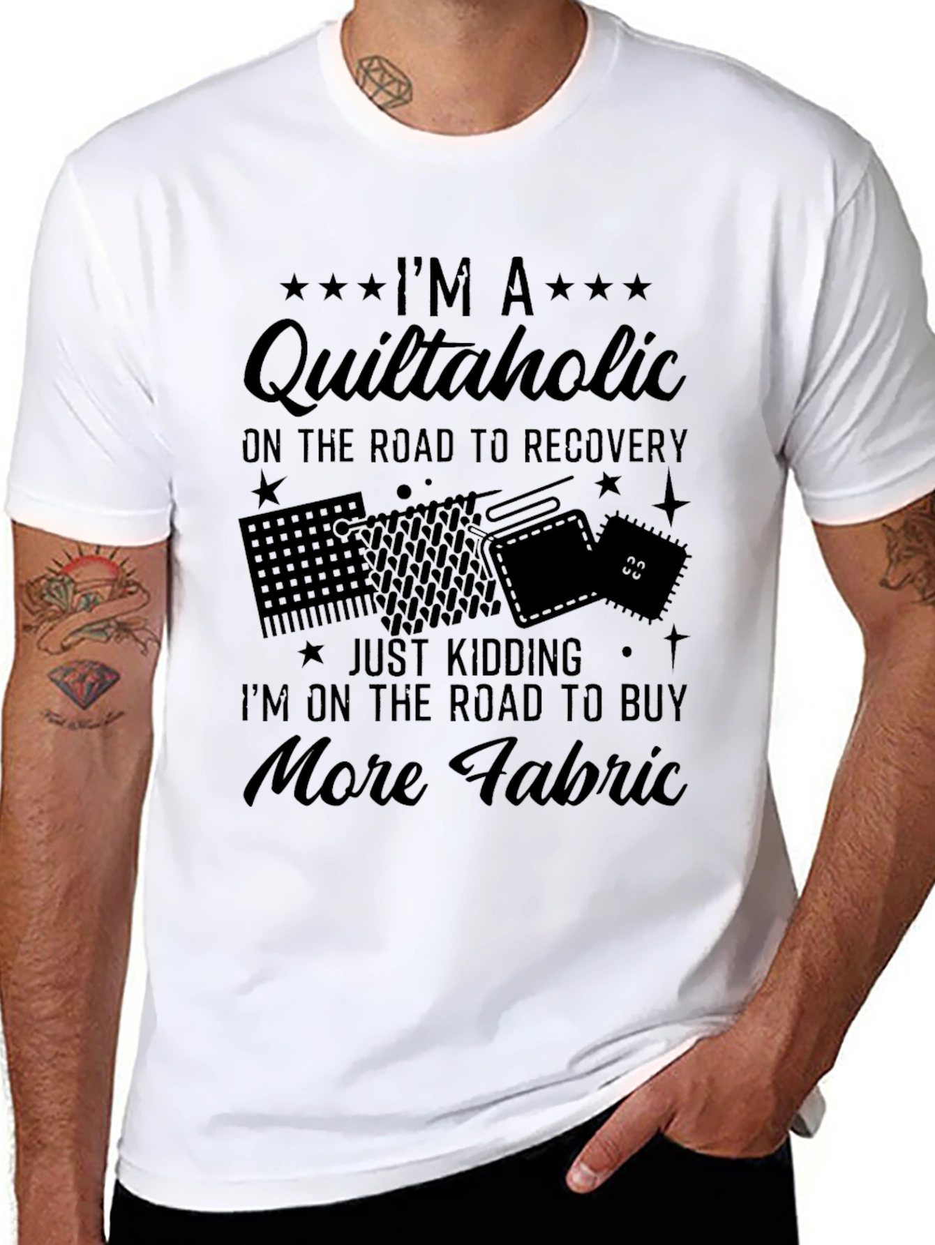 Quiltaholic T-Shirt - Funny Quilting Gift