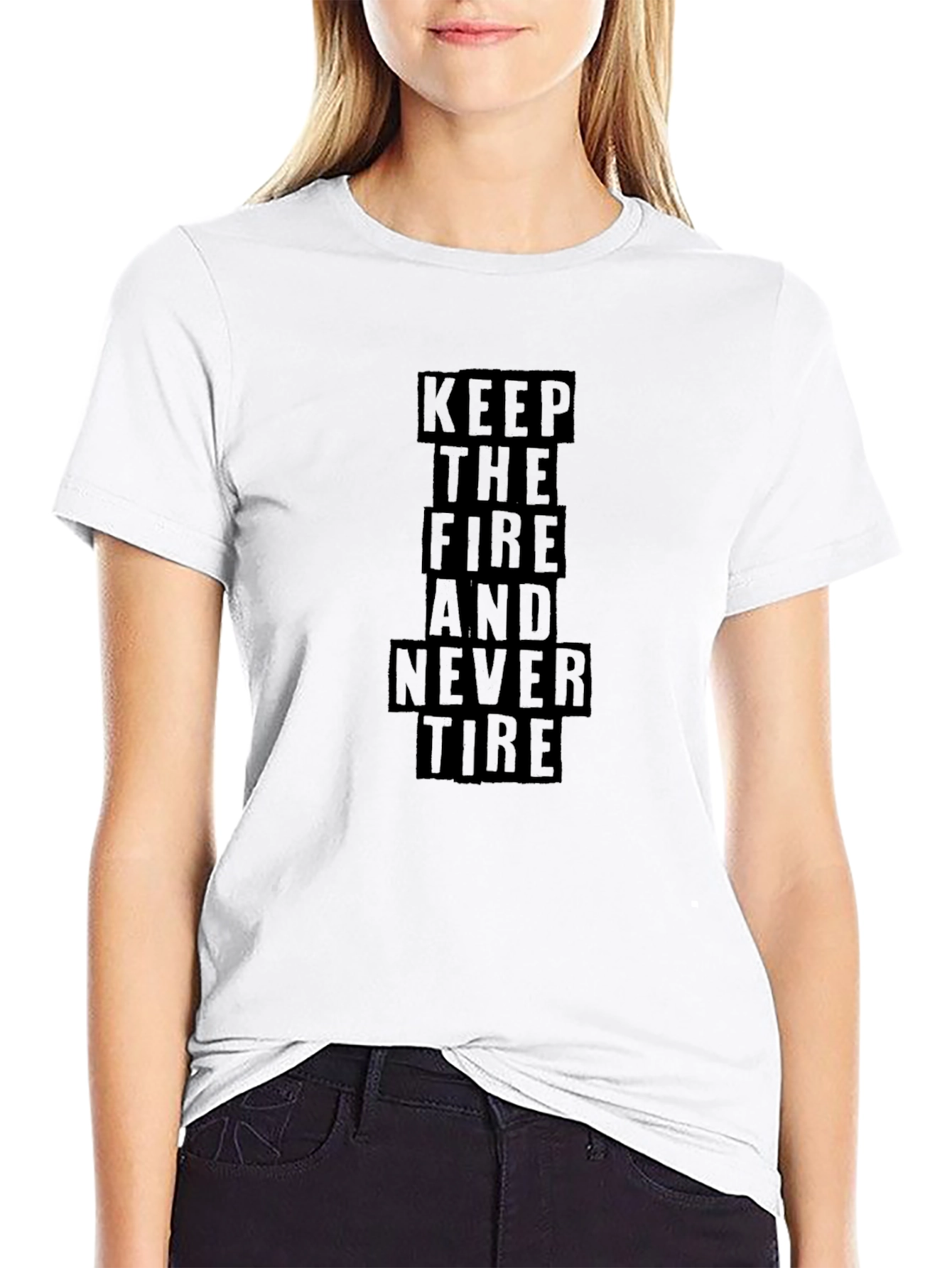 Keep The Fire T-Shirt - Motivational Graphic Tee