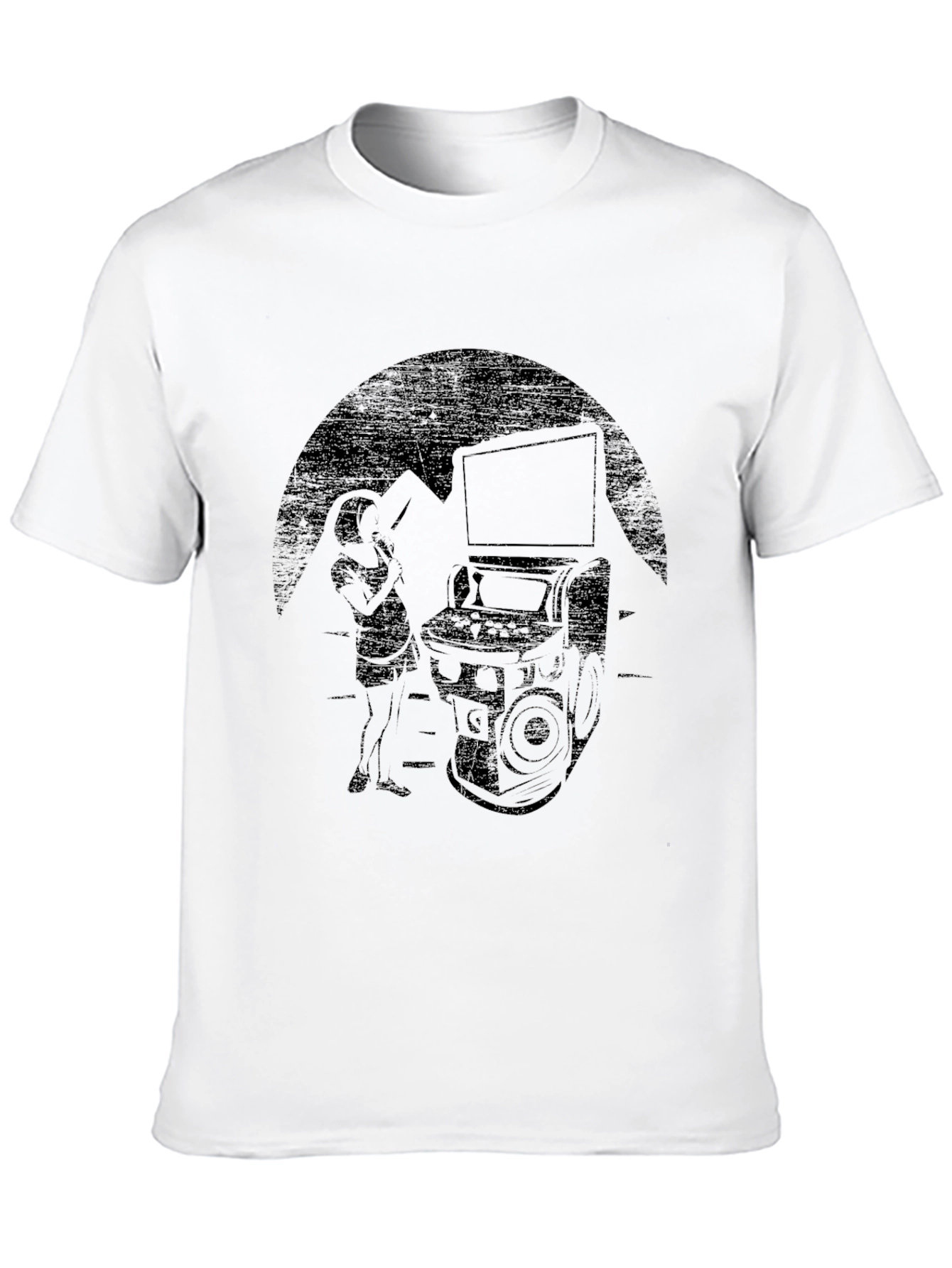 Arcade Gamer Graphic Tee - Black