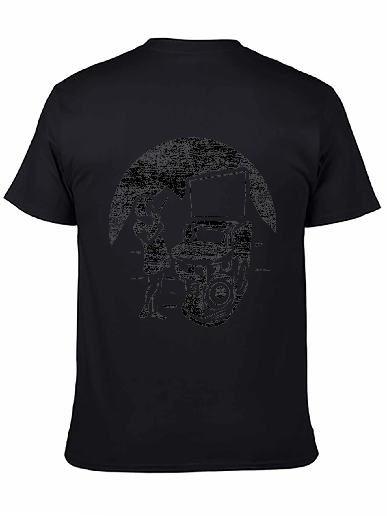 Arcade Gamer Graphic Tee - Black