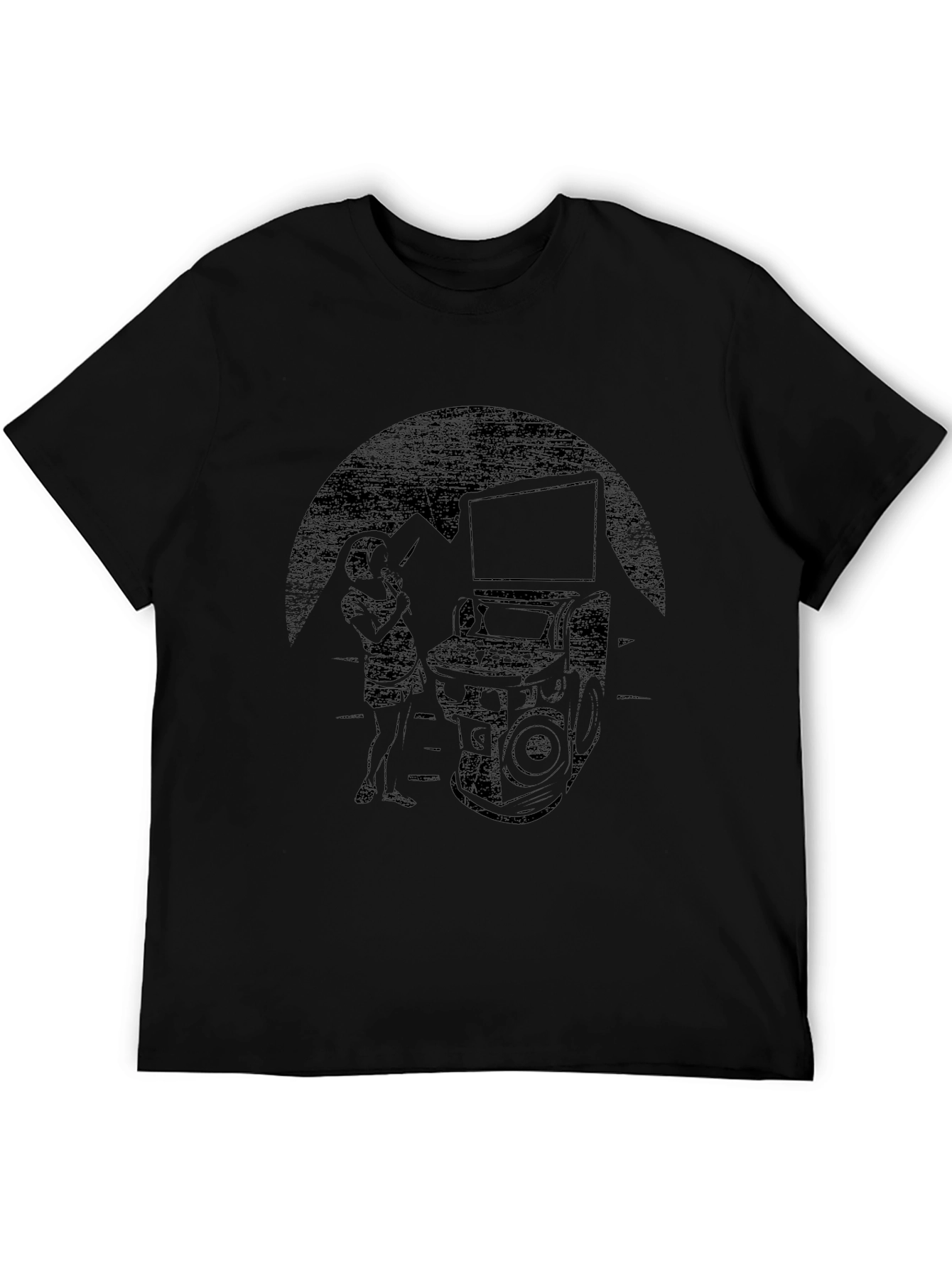 Arcade Gamer Graphic Tee - Black