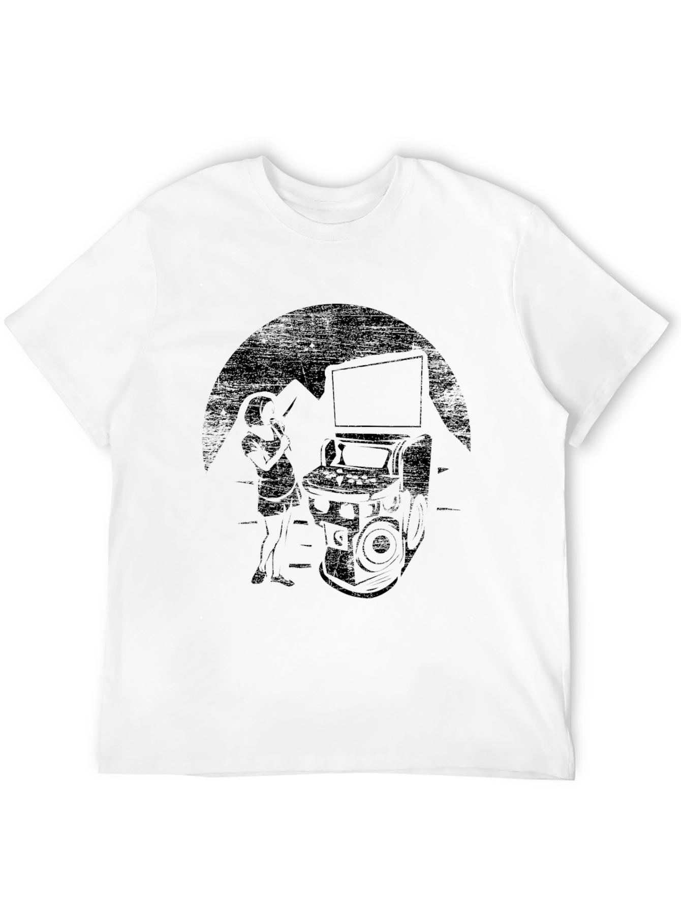 Arcade Gamer Graphic Tee - Black
