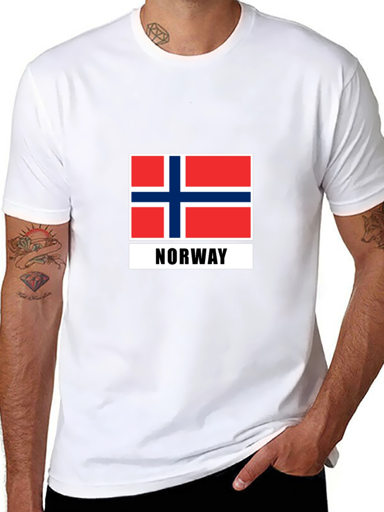 Norway Flag T-Shirt - National Pride Tee