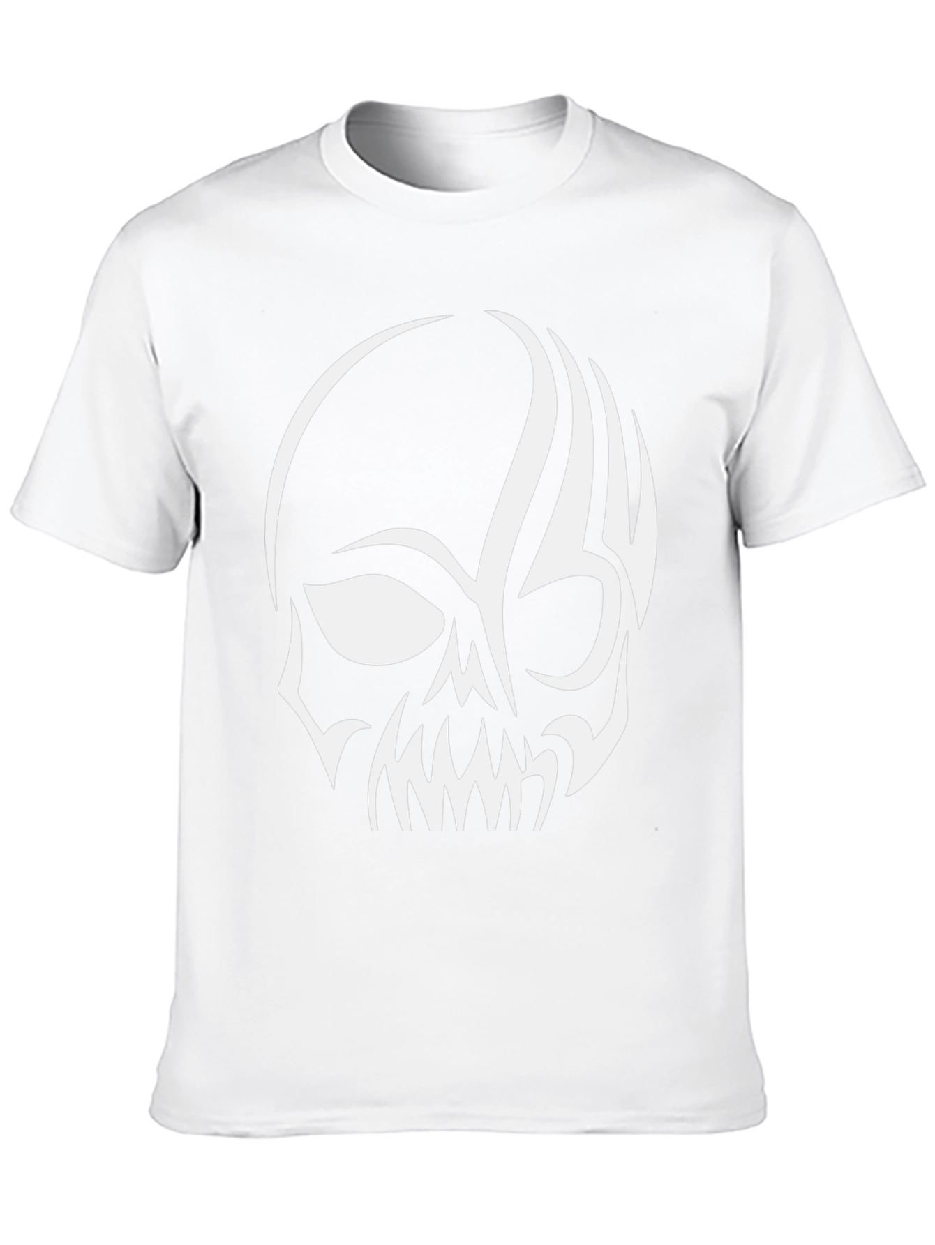 Black Skull Graphic T-Shirt - Edgy Style