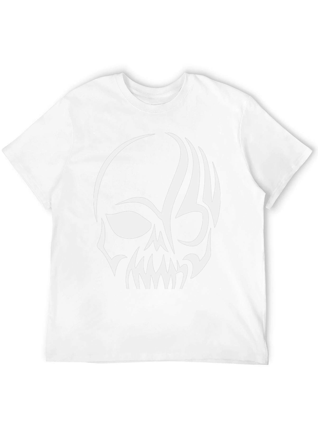 Black Skull Graphic T-Shirt - Edgy Style