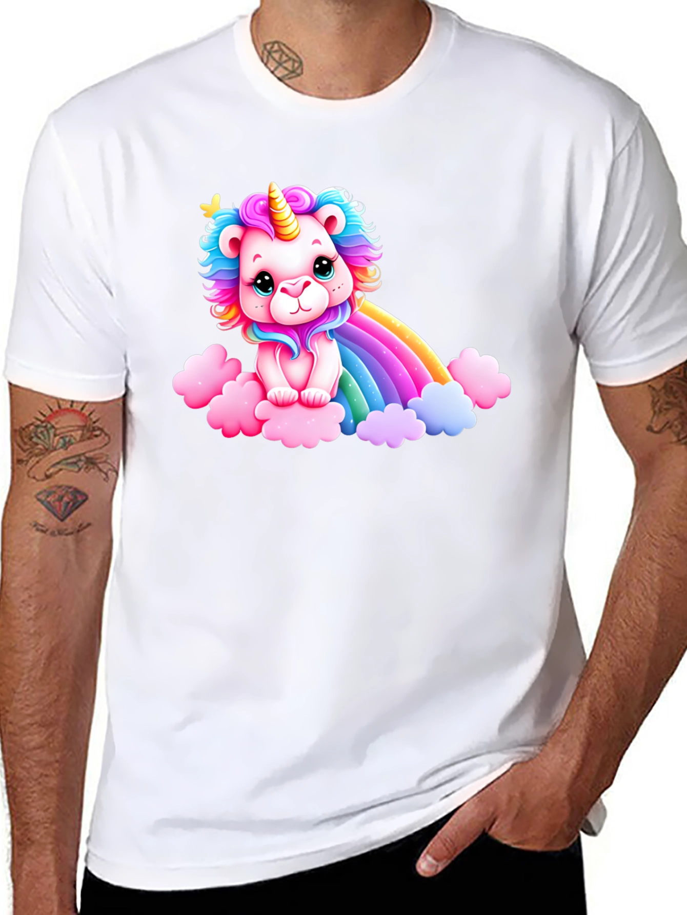 Unicorn Lion Rainbow T-Shirt