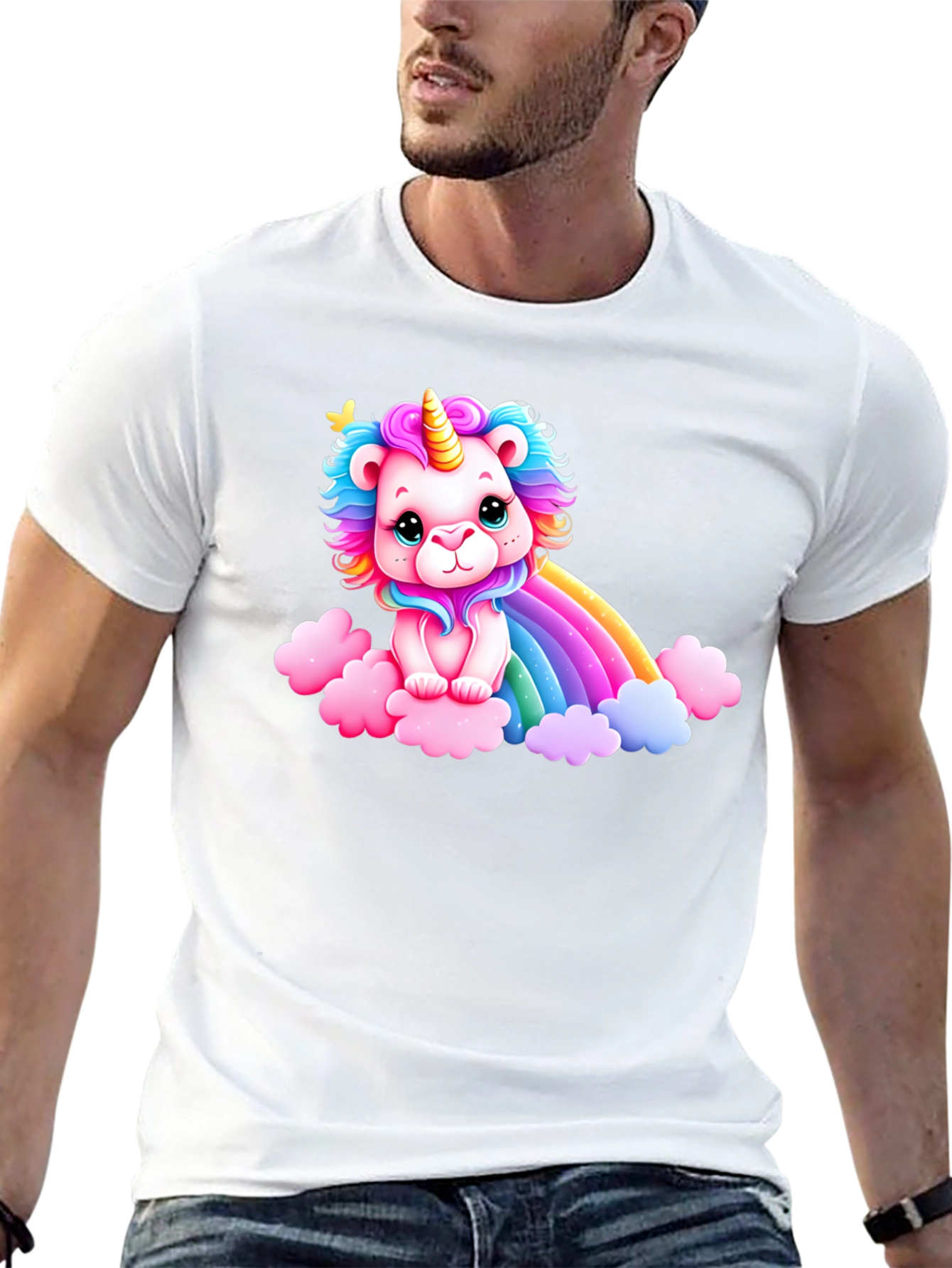 Unicorn Lion Rainbow T-Shirt
