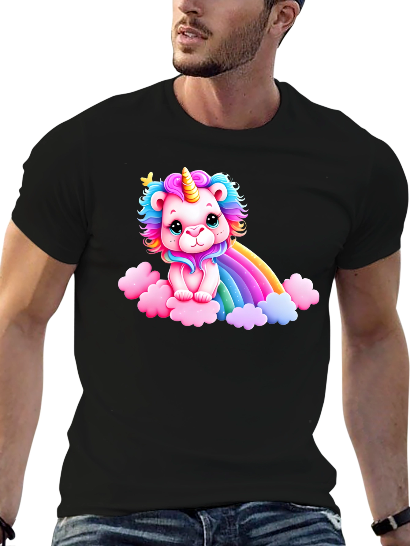 Unicorn Lion Rainbow T-Shirt