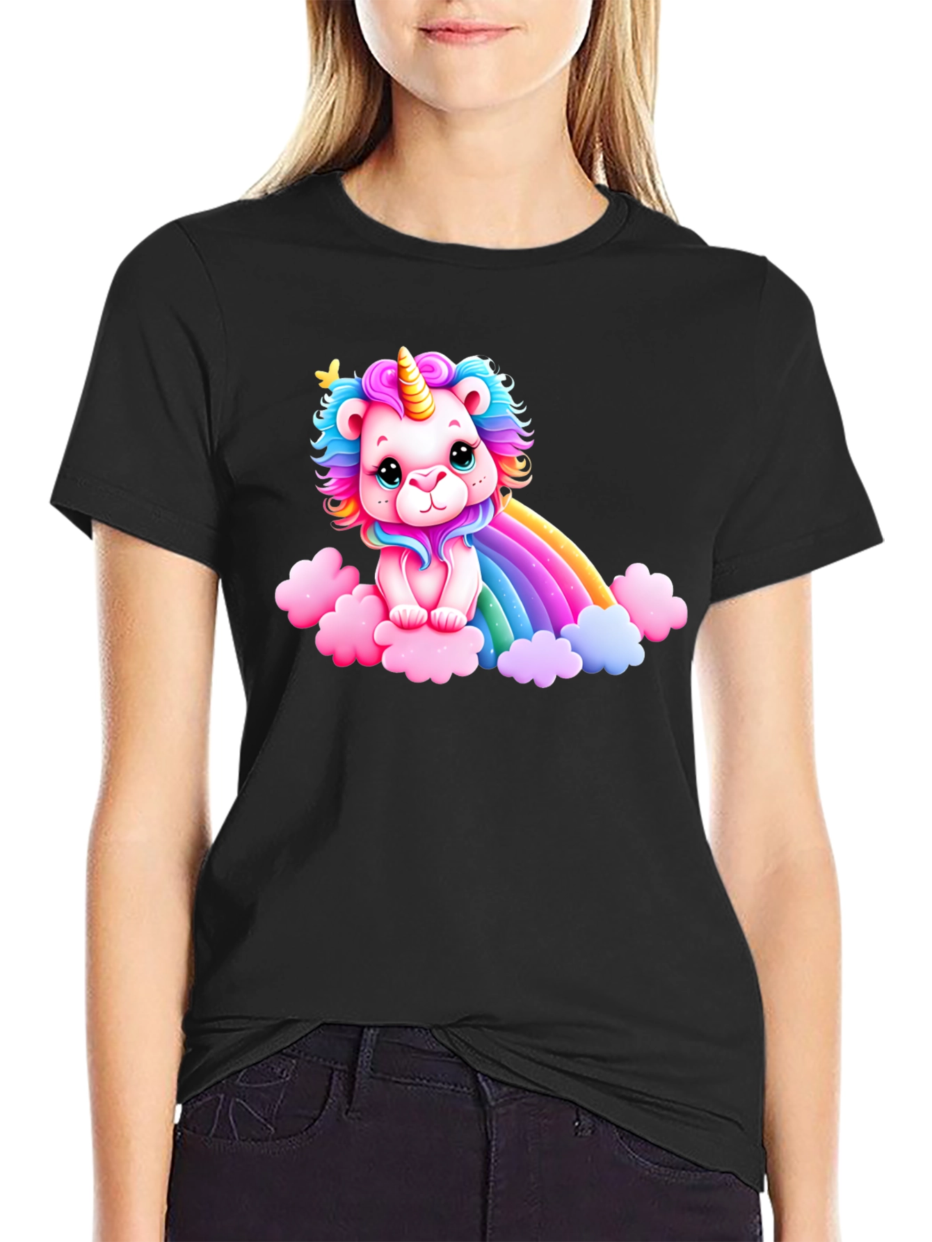Unicorn Lion Rainbow T-Shirt
