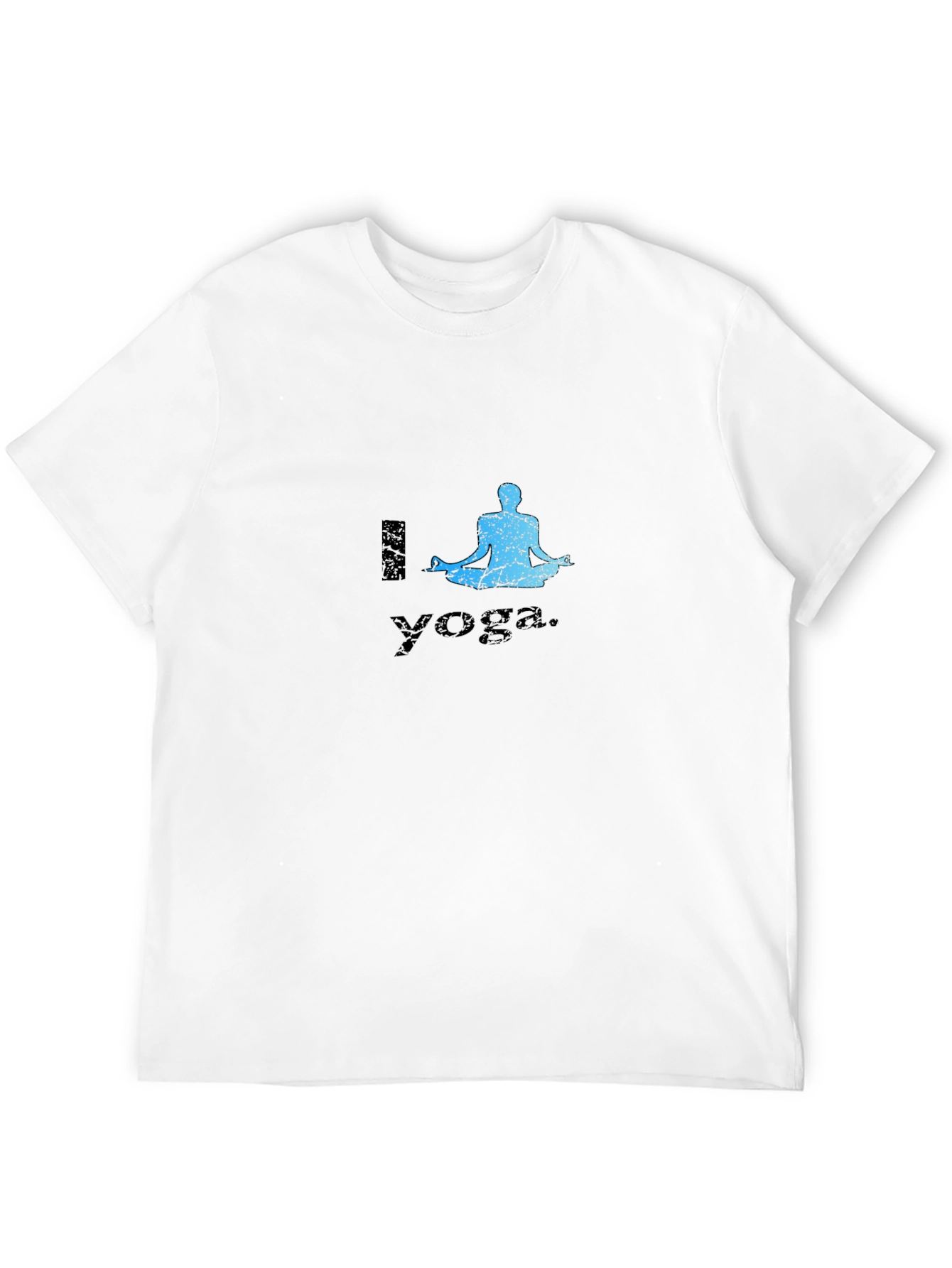 I Love Yoga Black T-Shirt