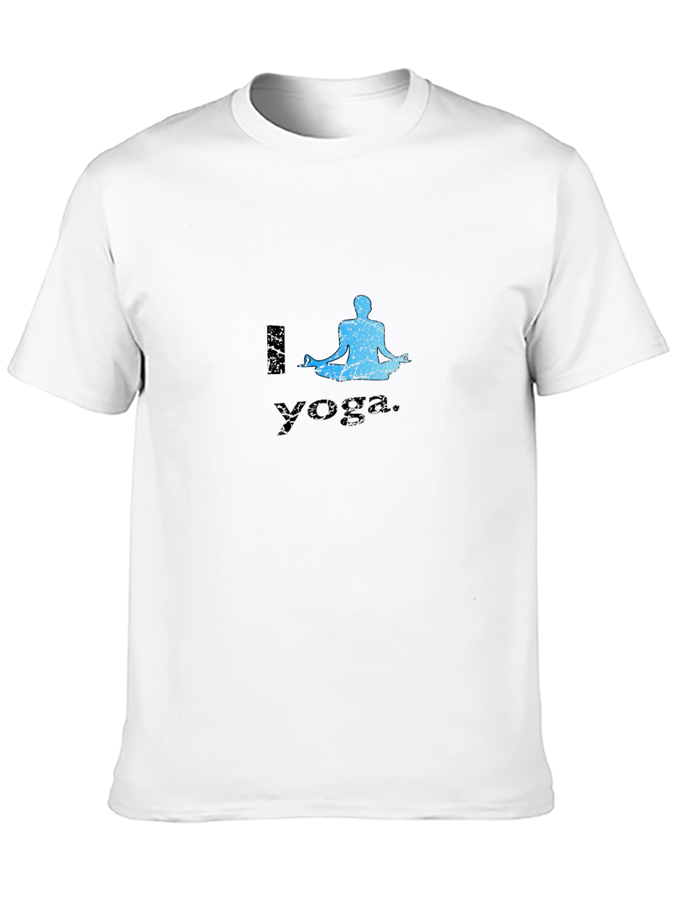 I Love Yoga Black T-Shirt