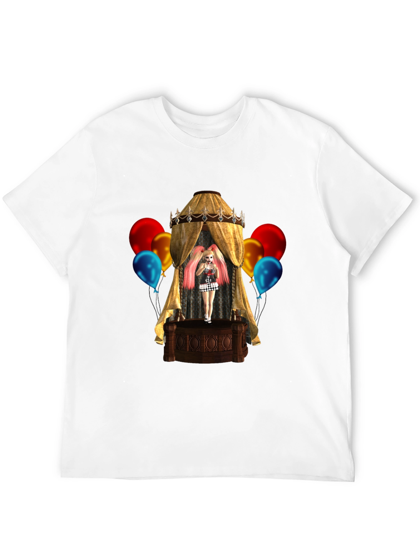 Novelty Cartoon Girl T-Shirt