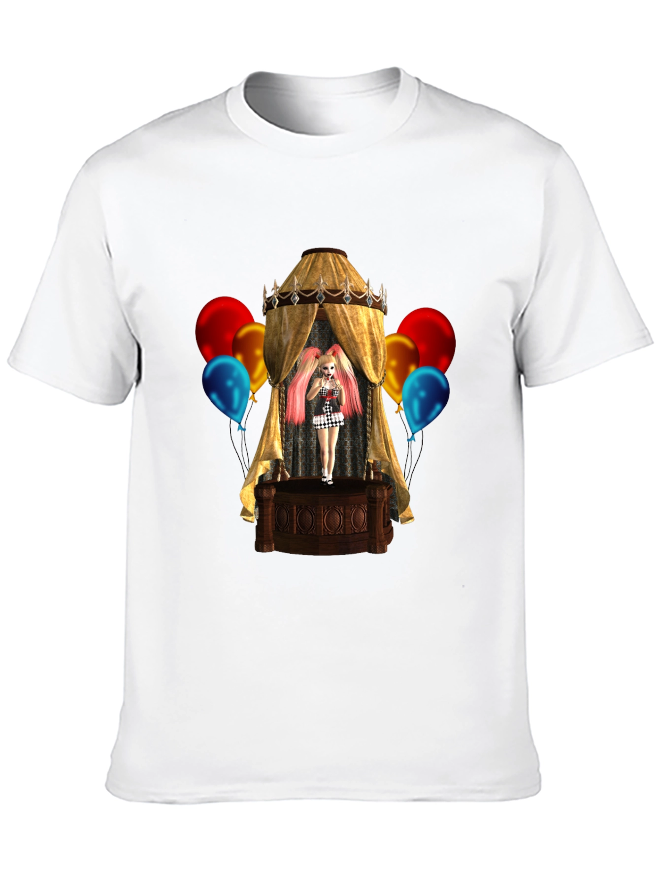 Novelty Cartoon Girl T-Shirt