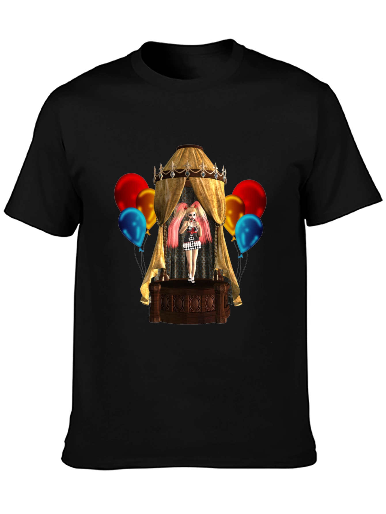 Novelty Cartoon Girl T-Shirt