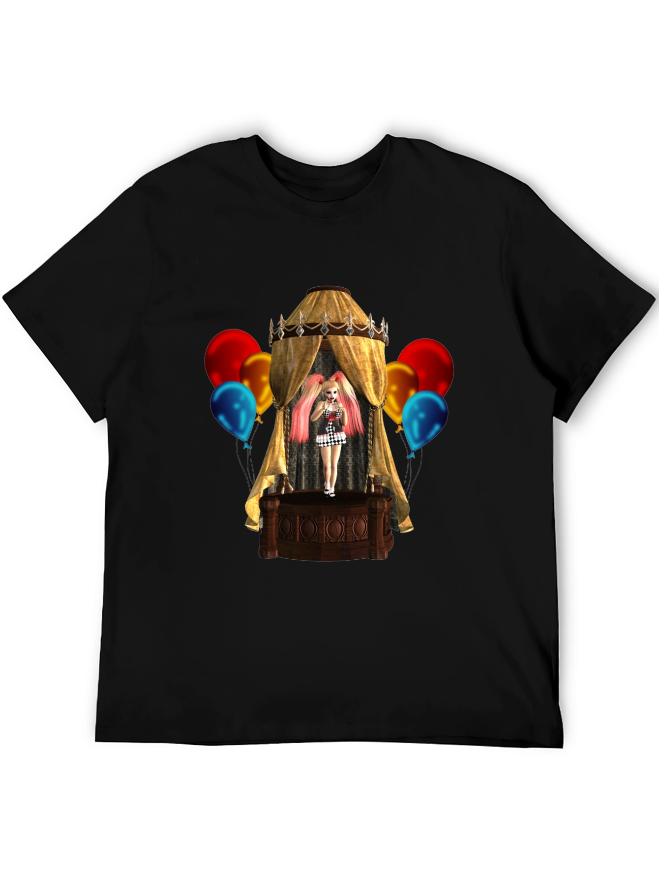 Novelty Cartoon Girl T-Shirt