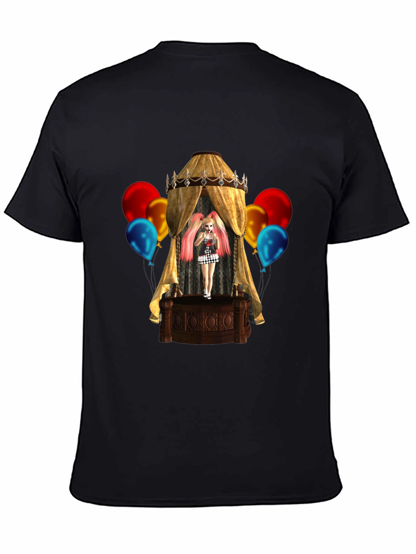Novelty Cartoon Girl T-Shirt