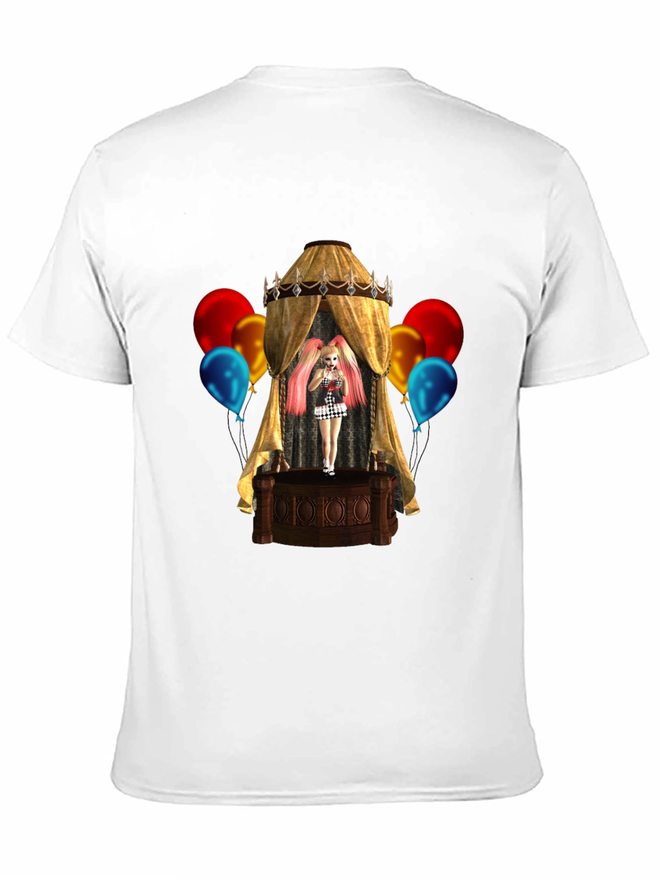 Novelty Cartoon Girl T-Shirt