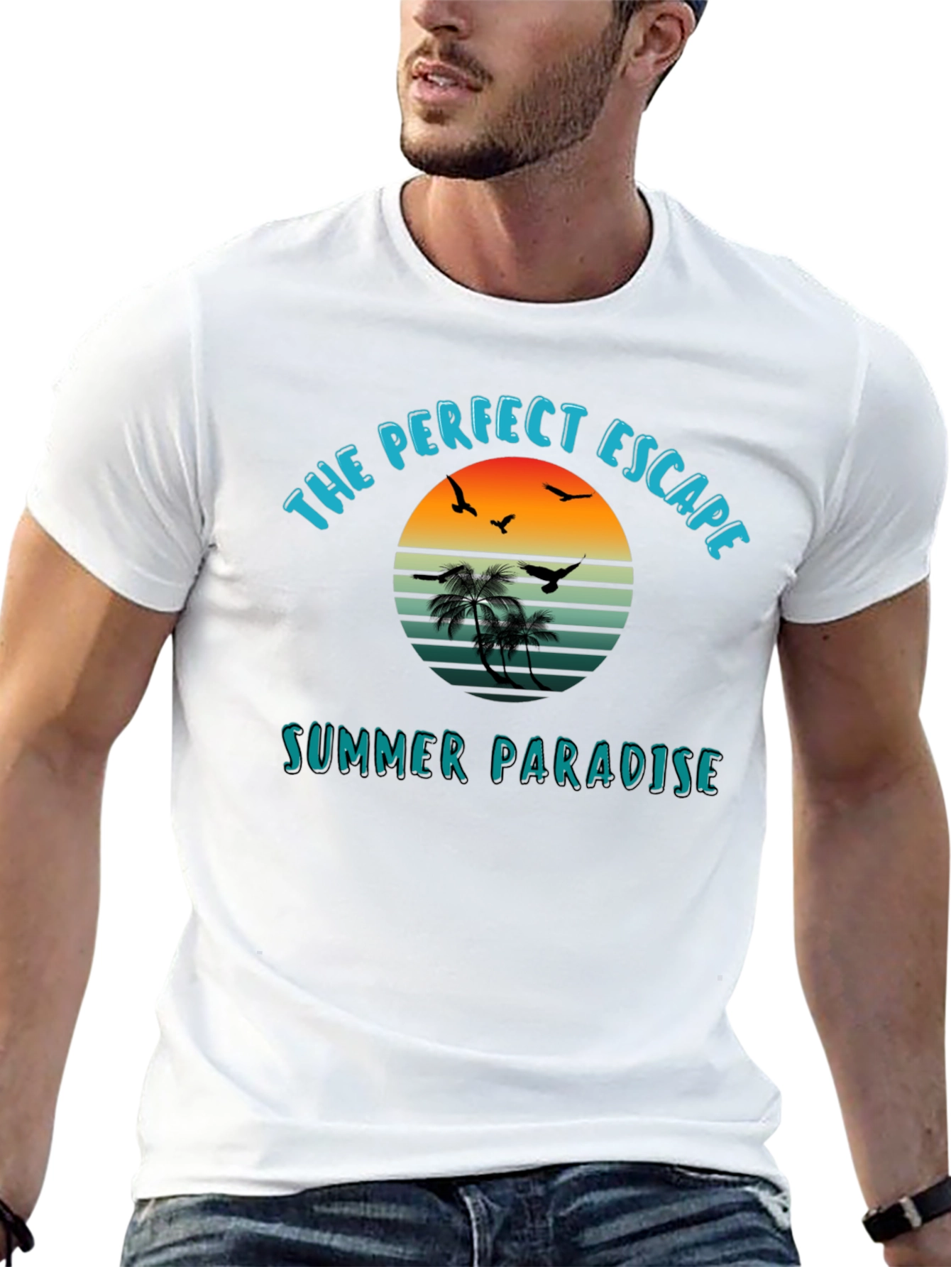Perfect Escape Summer Paradise Graphic Tee
