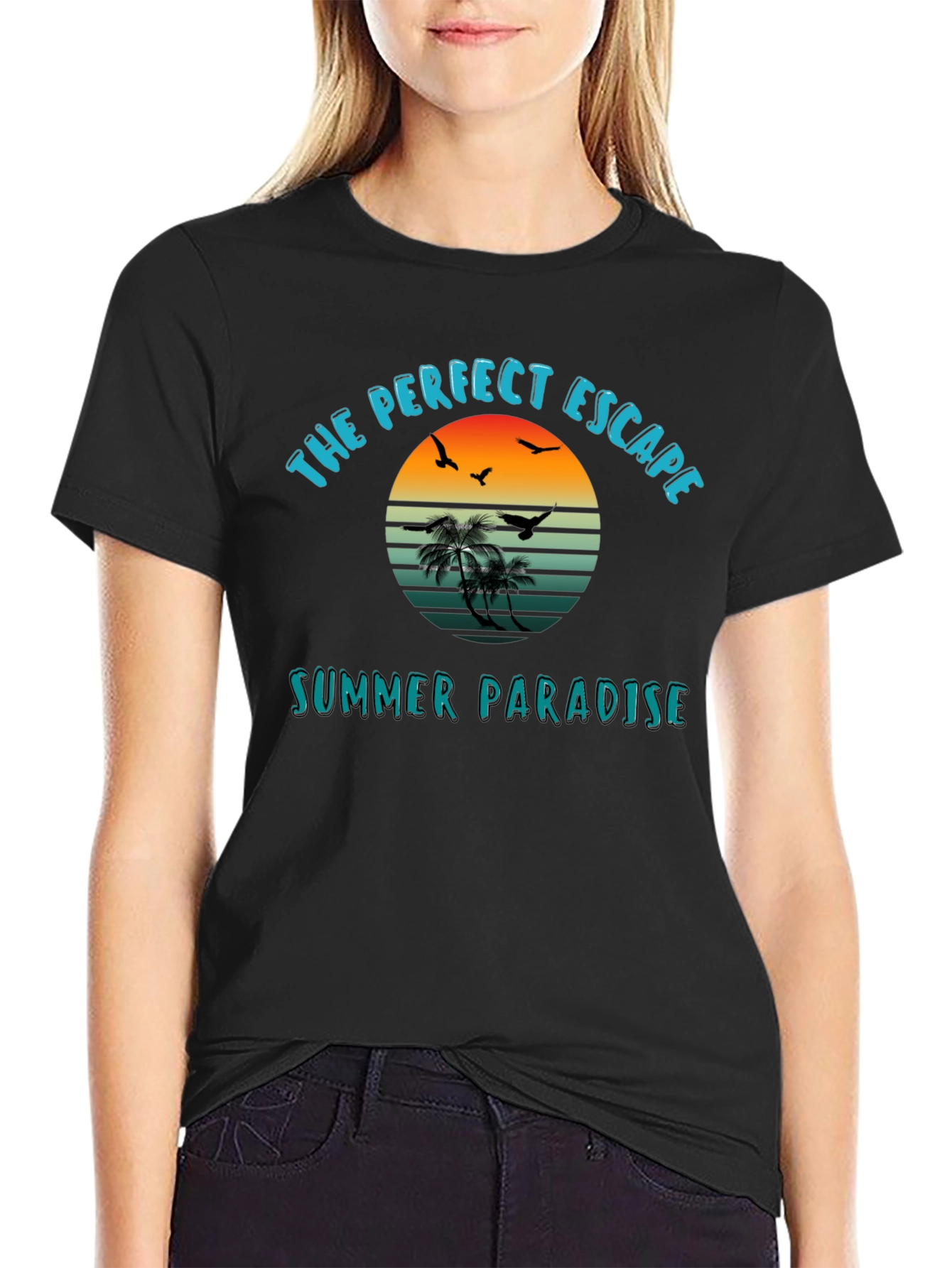 Perfect Escape Summer Paradise Graphic Tee