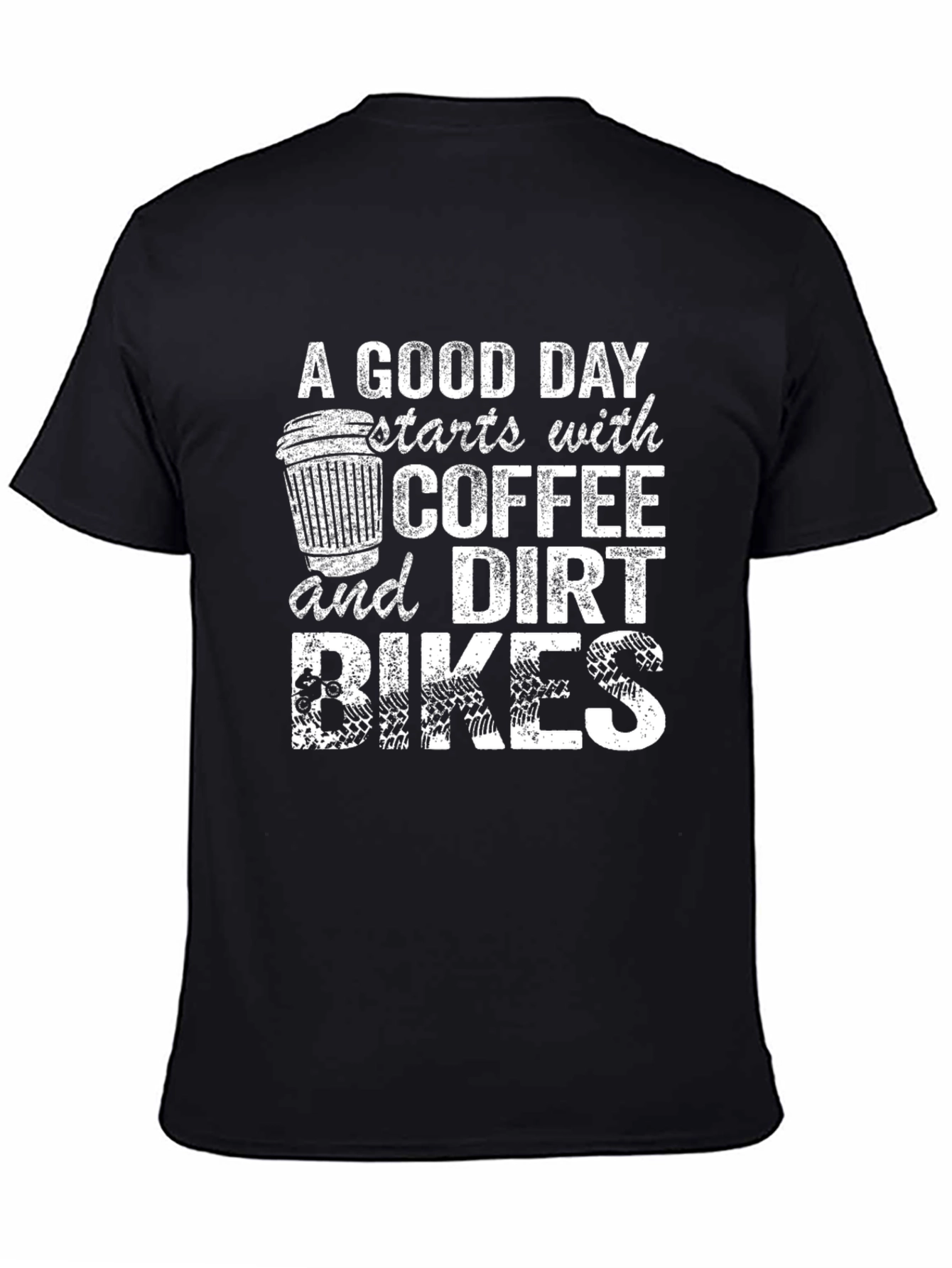 Coffee & Dirt Bikes Graphic Tee