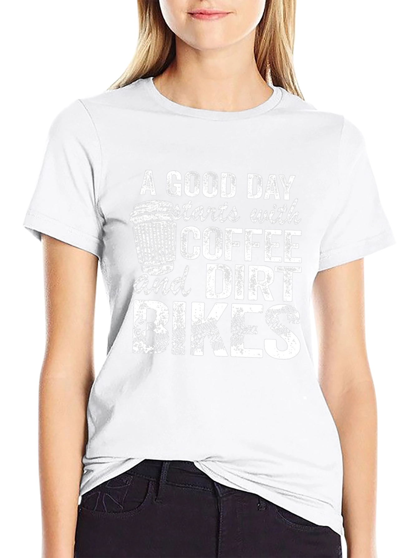 Coffee & Dirt Bikes Graphic Tee