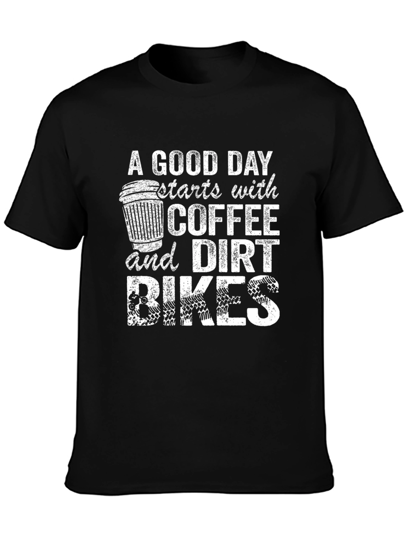 Coffee & Dirt Bikes Graphic Tee