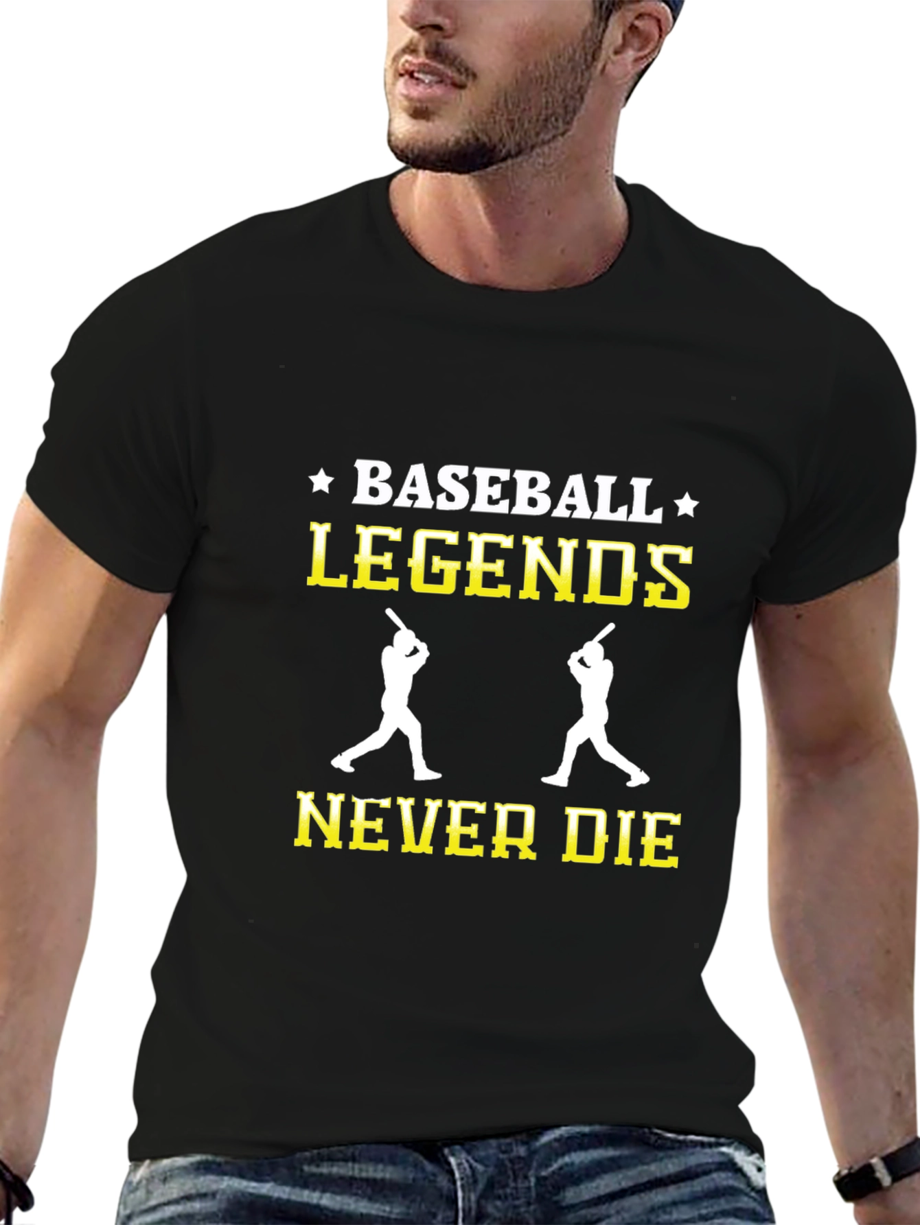 Baseball Legends Never Die Graphic T-Shirt