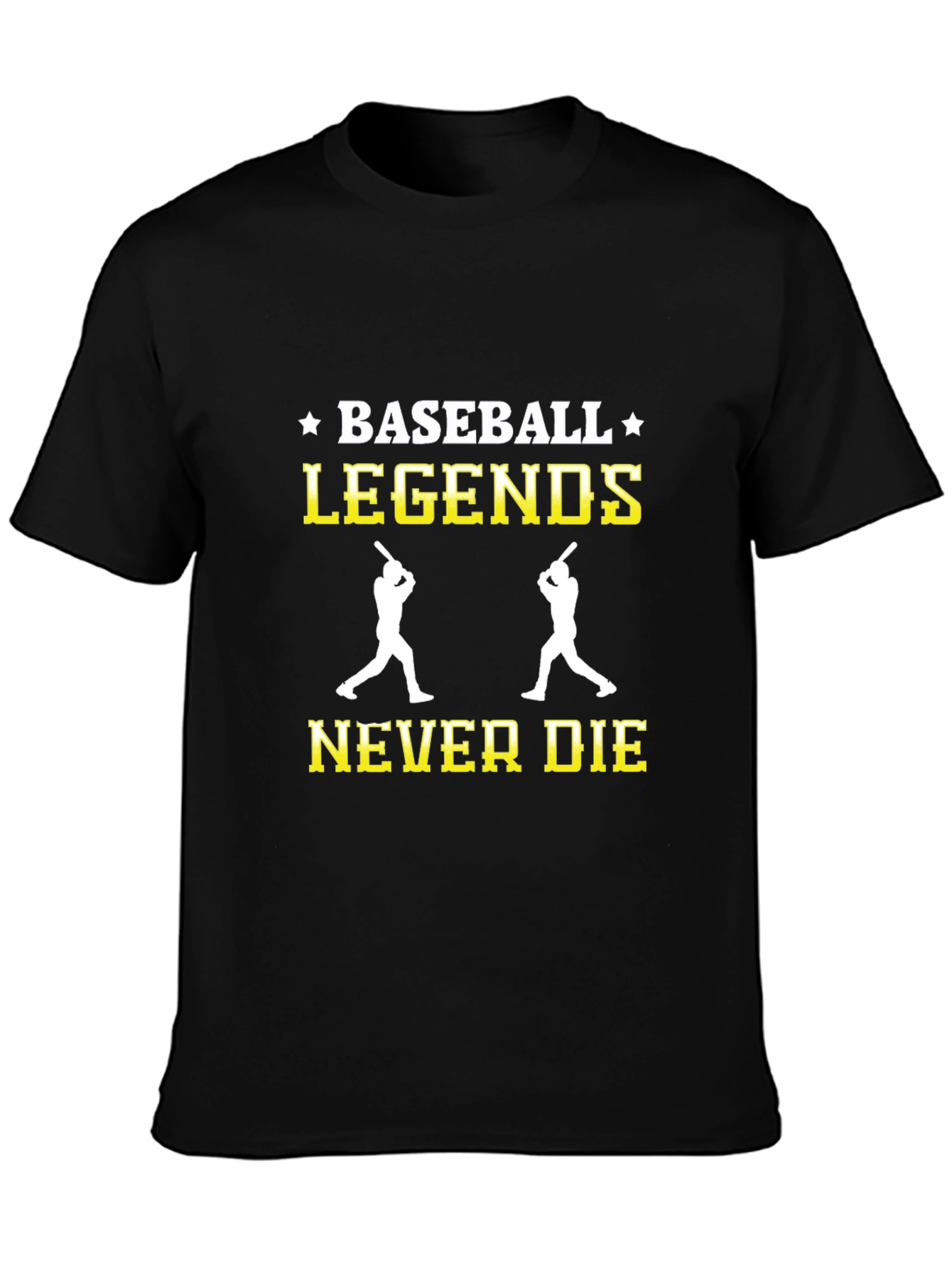 Baseball Legends Never Die Graphic T-Shirt