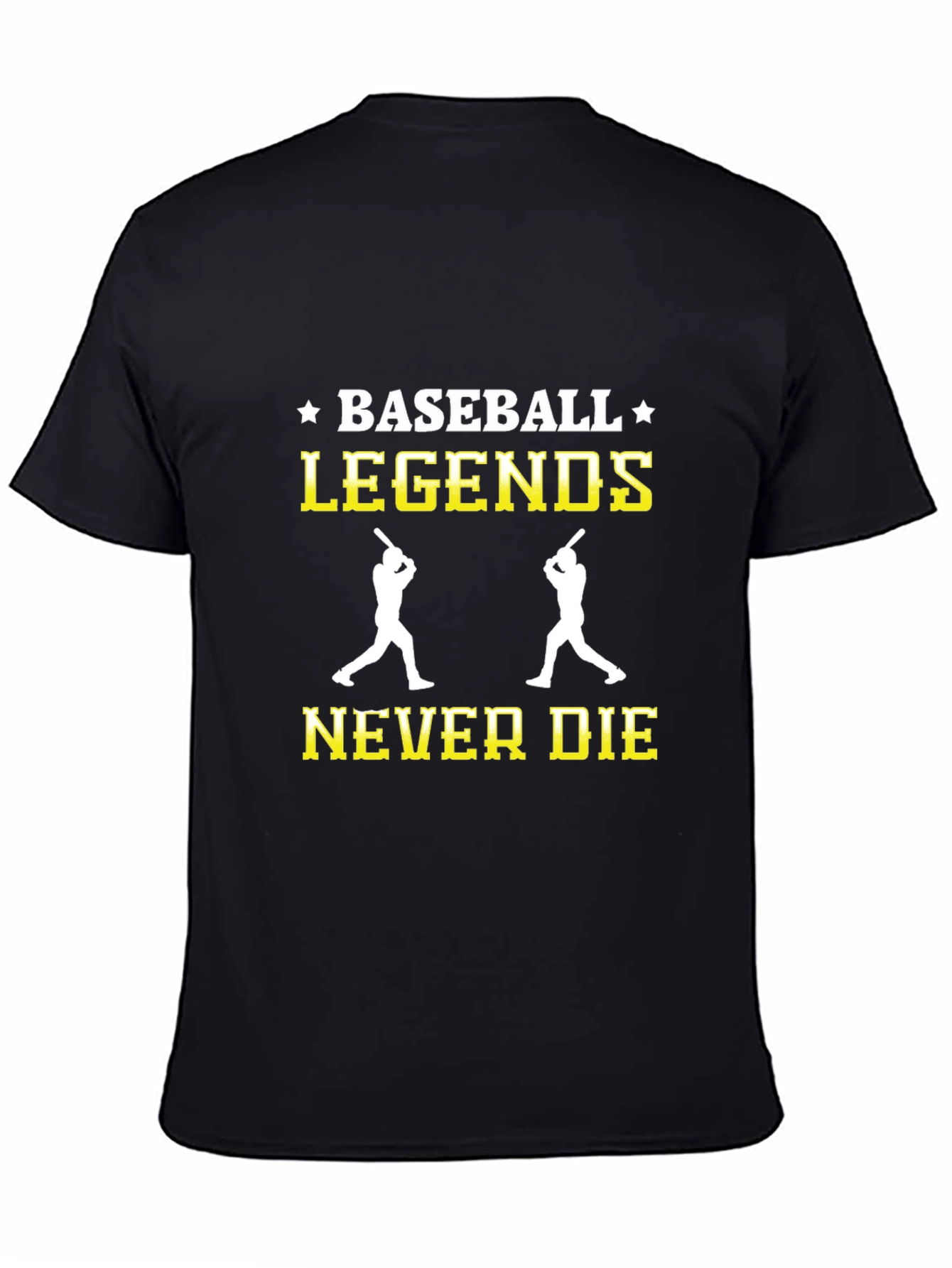 Baseball Legends Never Die Graphic T-Shirt