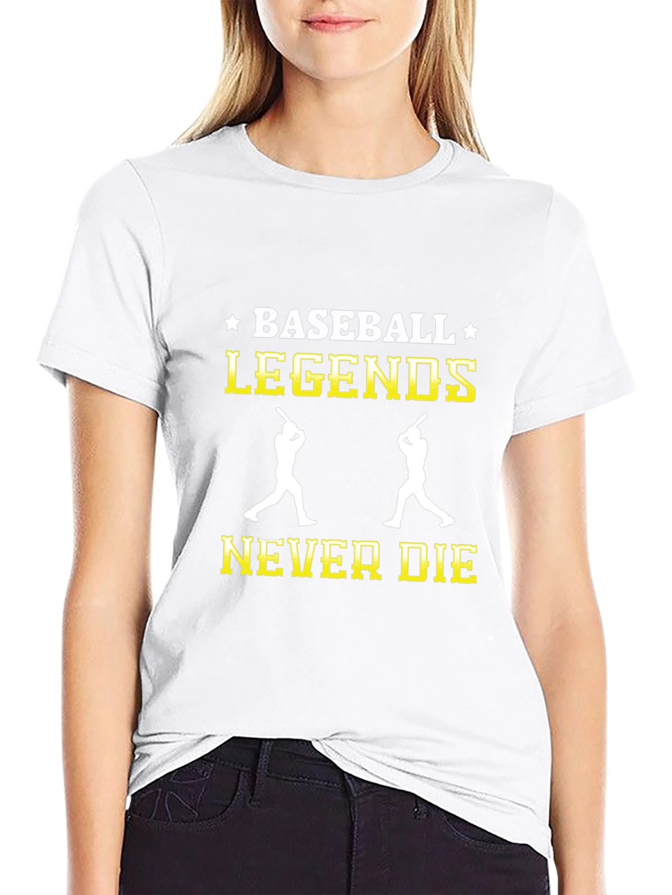 Baseball Legends Never Die Graphic T-Shirt