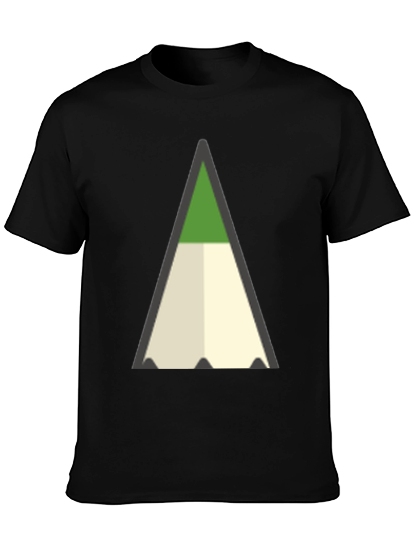 Abstract Pencil T-Shirt - Modern Graphic Tee