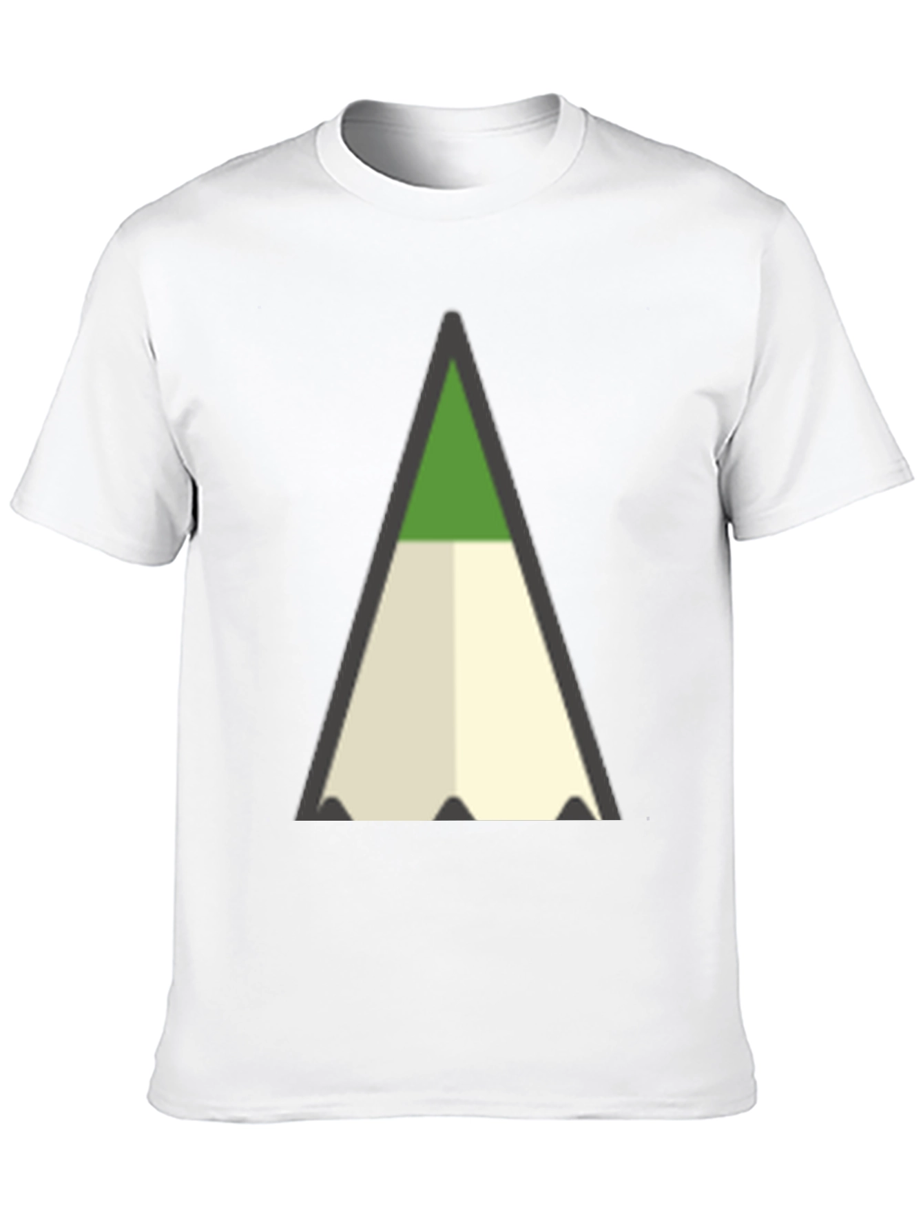 Abstract Pencil T-Shirt - Modern Graphic Tee