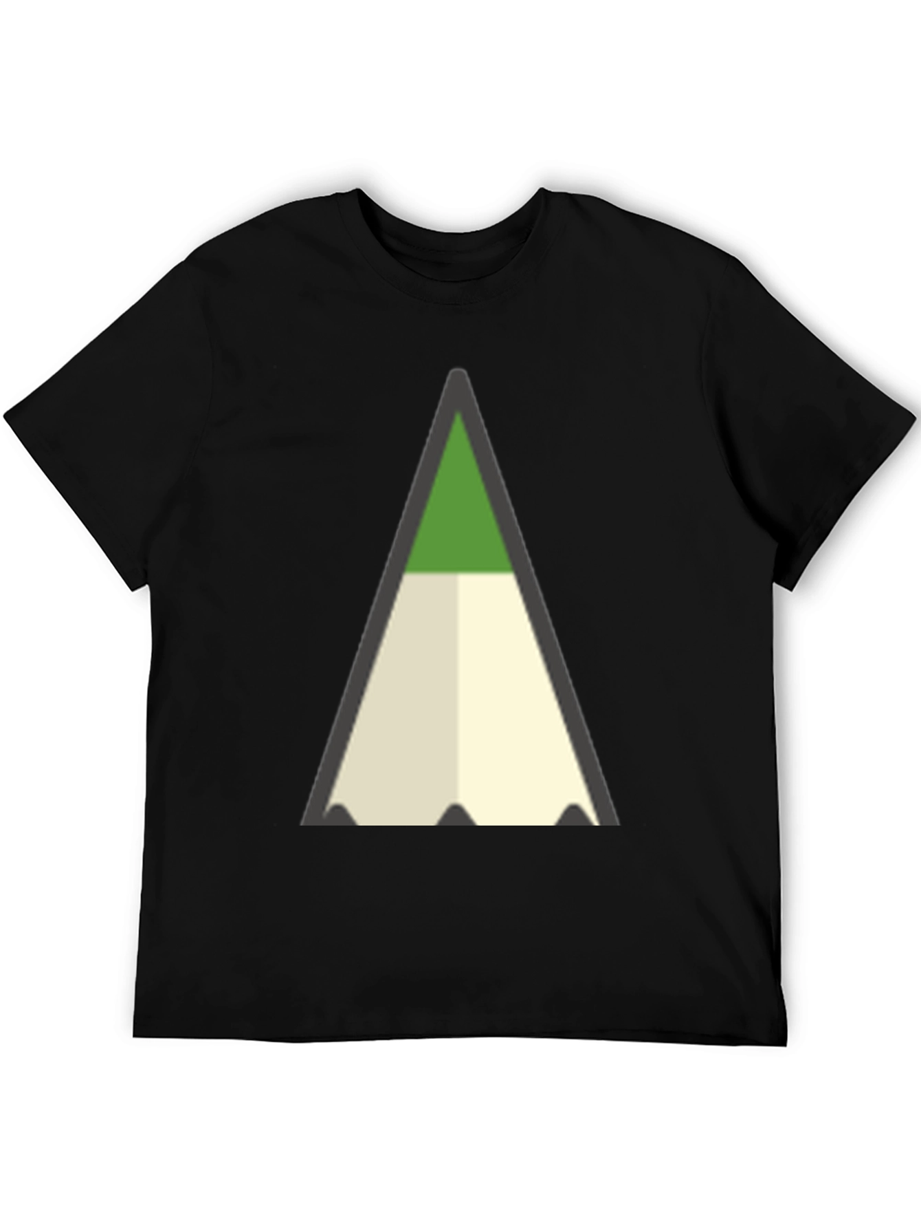 Abstract Pencil T-Shirt - Modern Graphic Tee