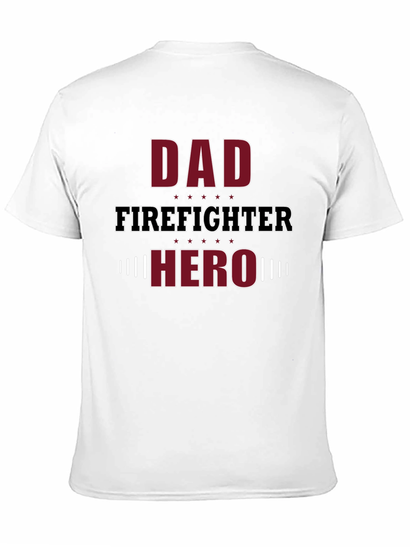 Dad Firefighter Hero Graphic T-Shirt