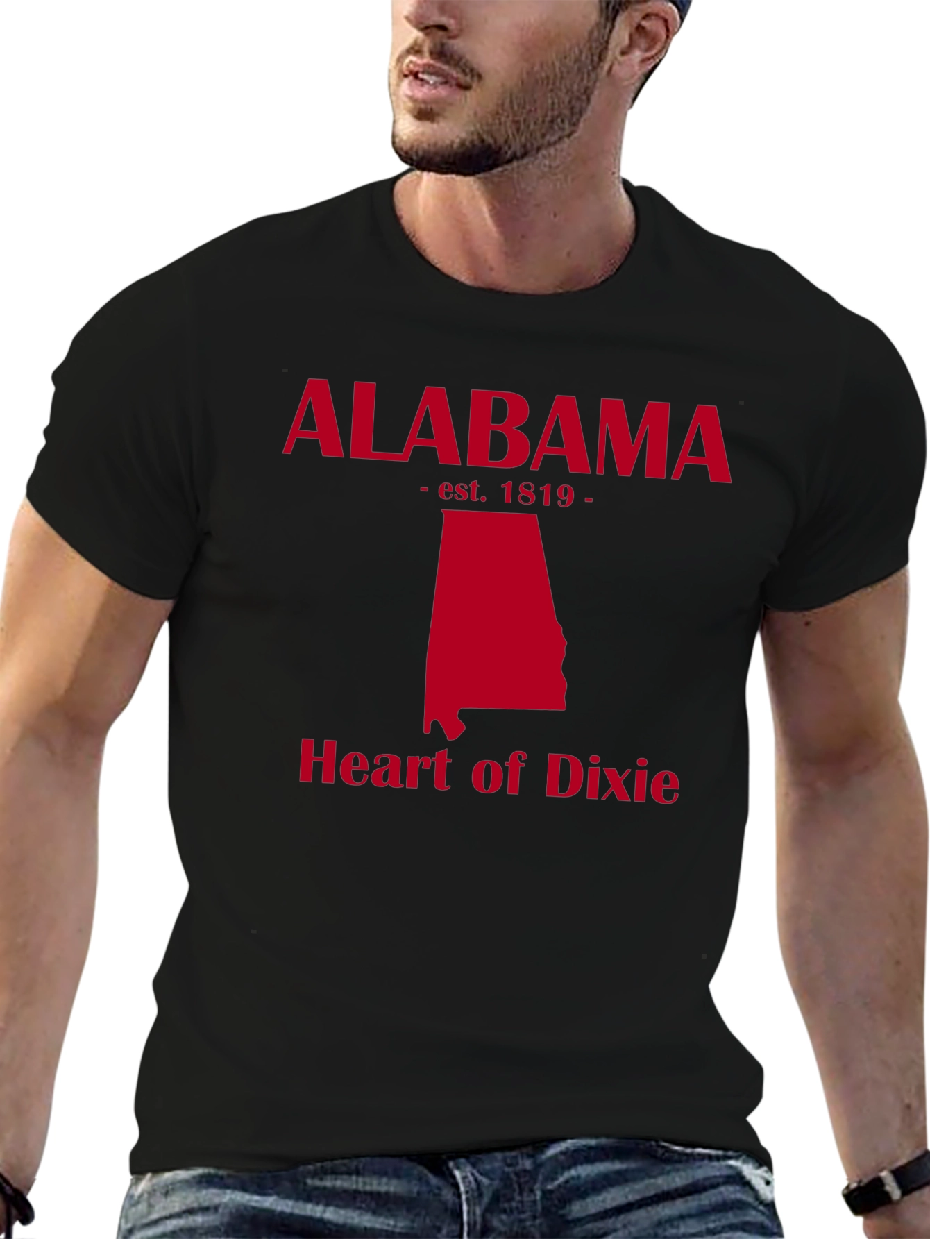 Alabama State Pride T-Shirt Heart of Dixie