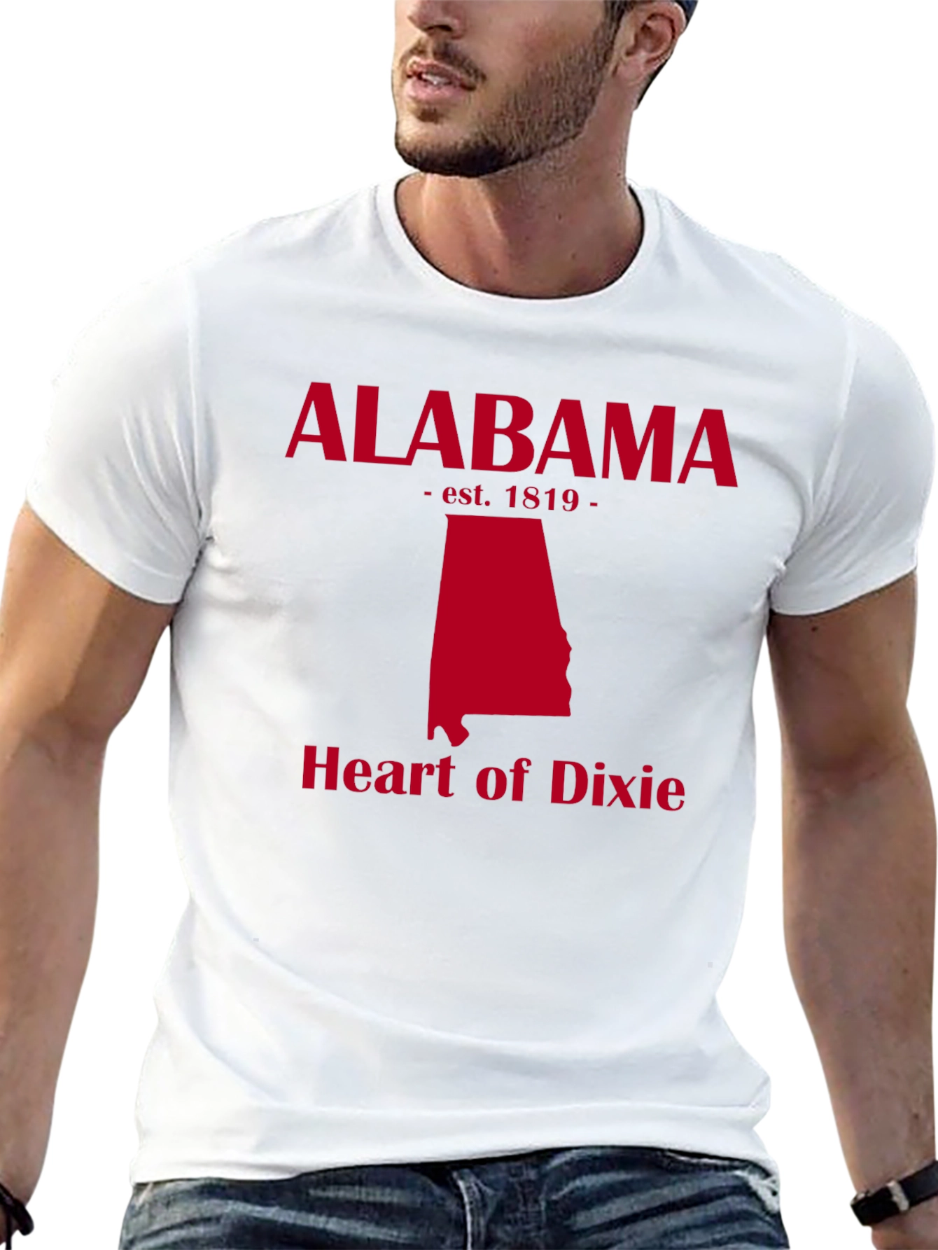Alabama State Pride T-Shirt Heart of Dixie