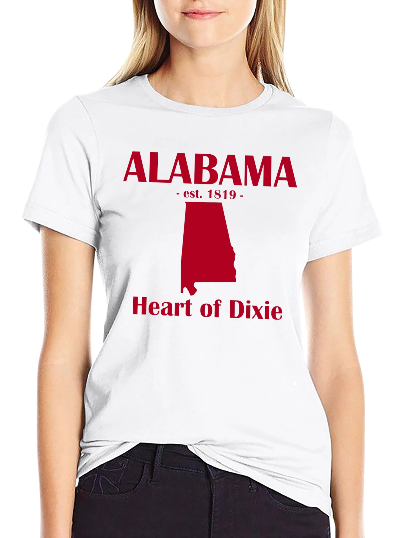 Alabama State Pride T-Shirt Heart of Dixie