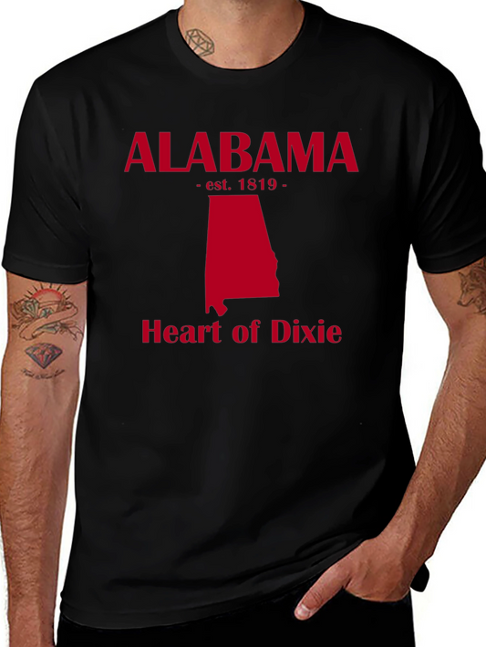 Alabama State Pride T-Shirt Heart of Dixie